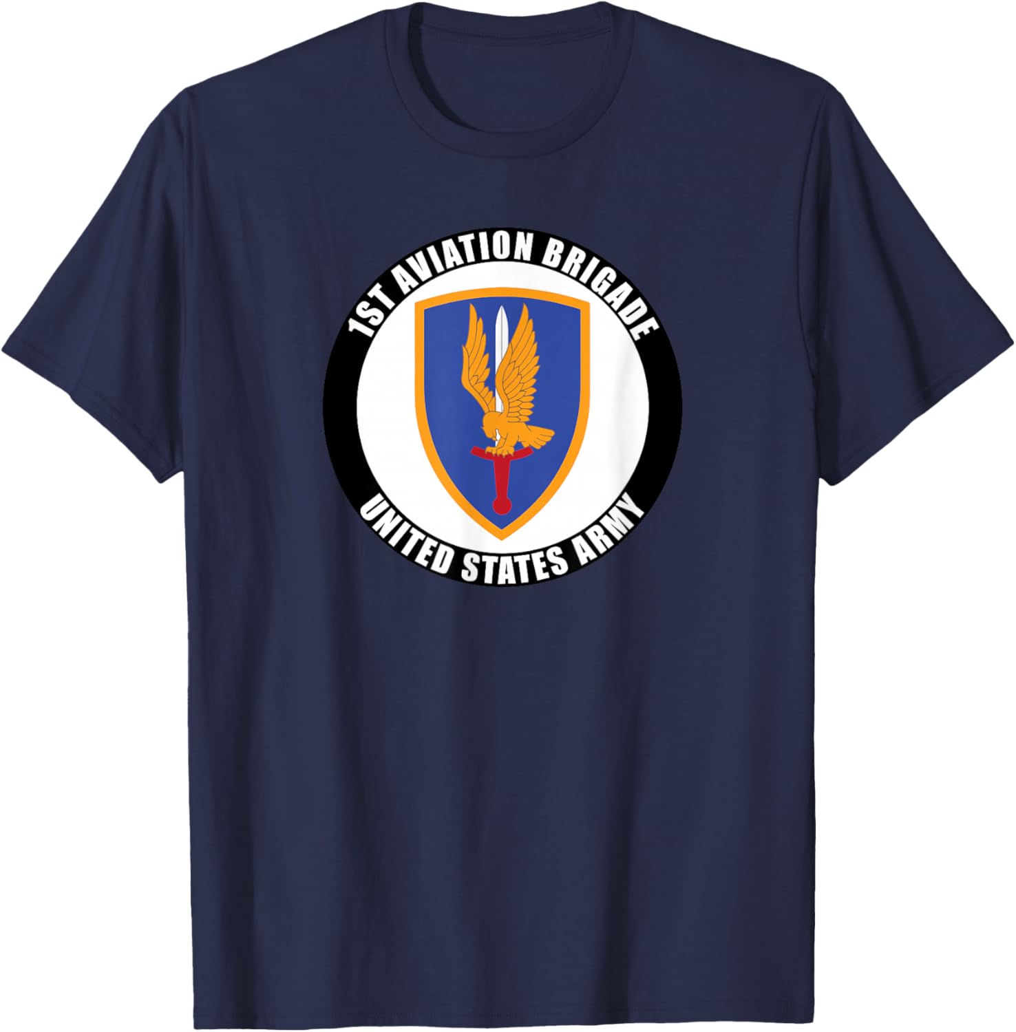 1st Aviation Brigade United States Army Military Veteran T-Shirt - T-Shirt | Navy