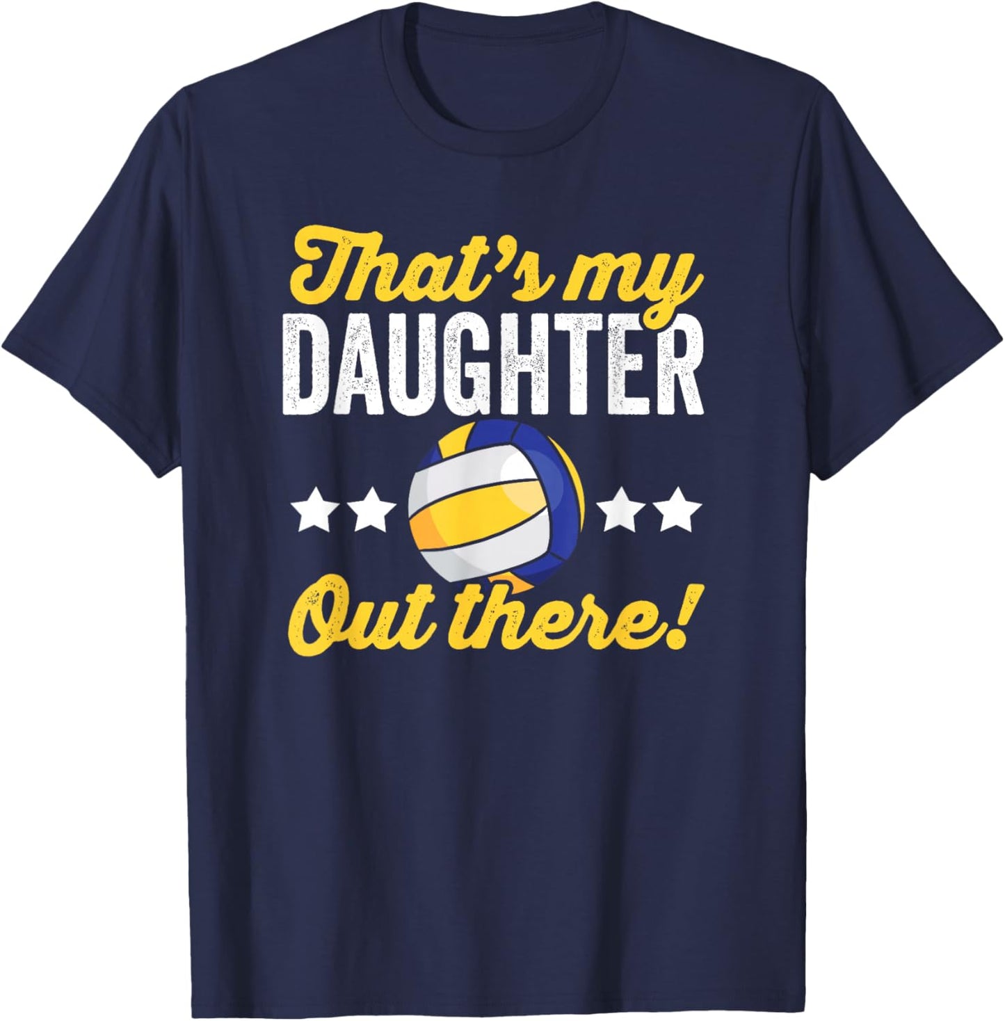 Volleyball Mom Volleyball Player Volleyball Mothers Day T-Shirt - T-Shirt | Navy