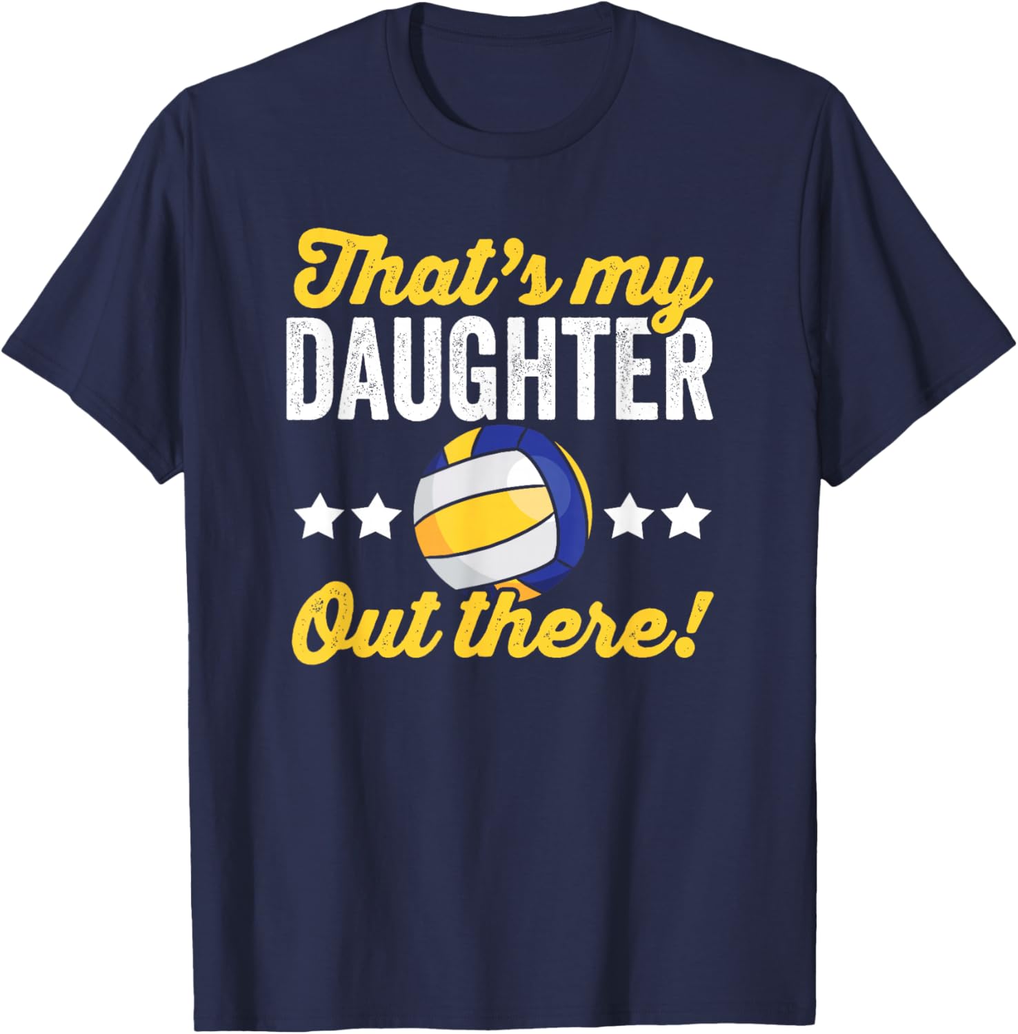 Volleyball Mom Volleyball Player Volleyball Mothers Day T-Shirt - T-Shirt | Navy