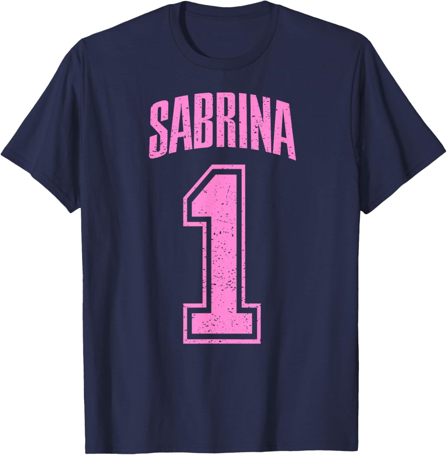 Sabrina Supporter Number 1 Biggest Fan T-Shirt - T-Shirt | Navy