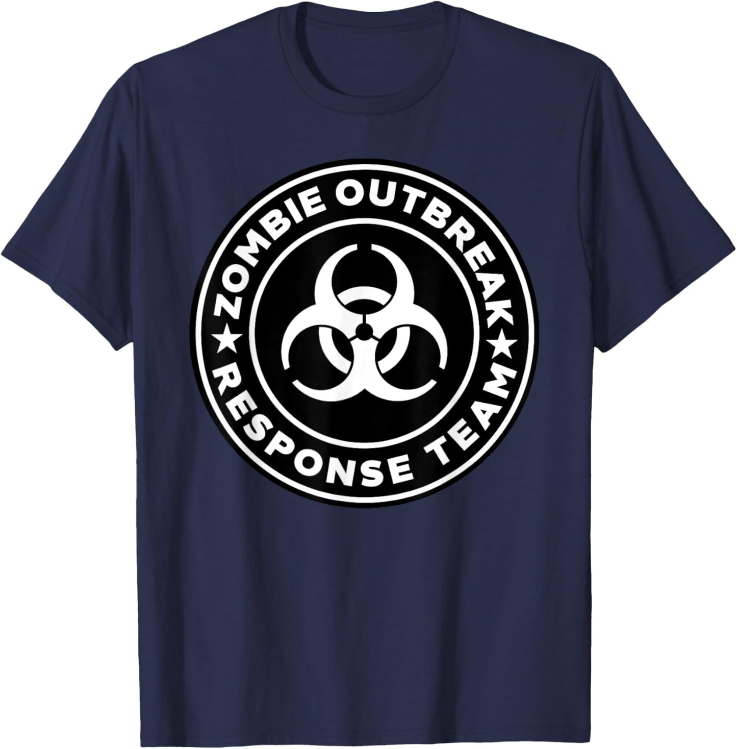 Zombie Outbreak Response Team funny Zombie Apocalypse T-Shirt - T-Shirt | Navy