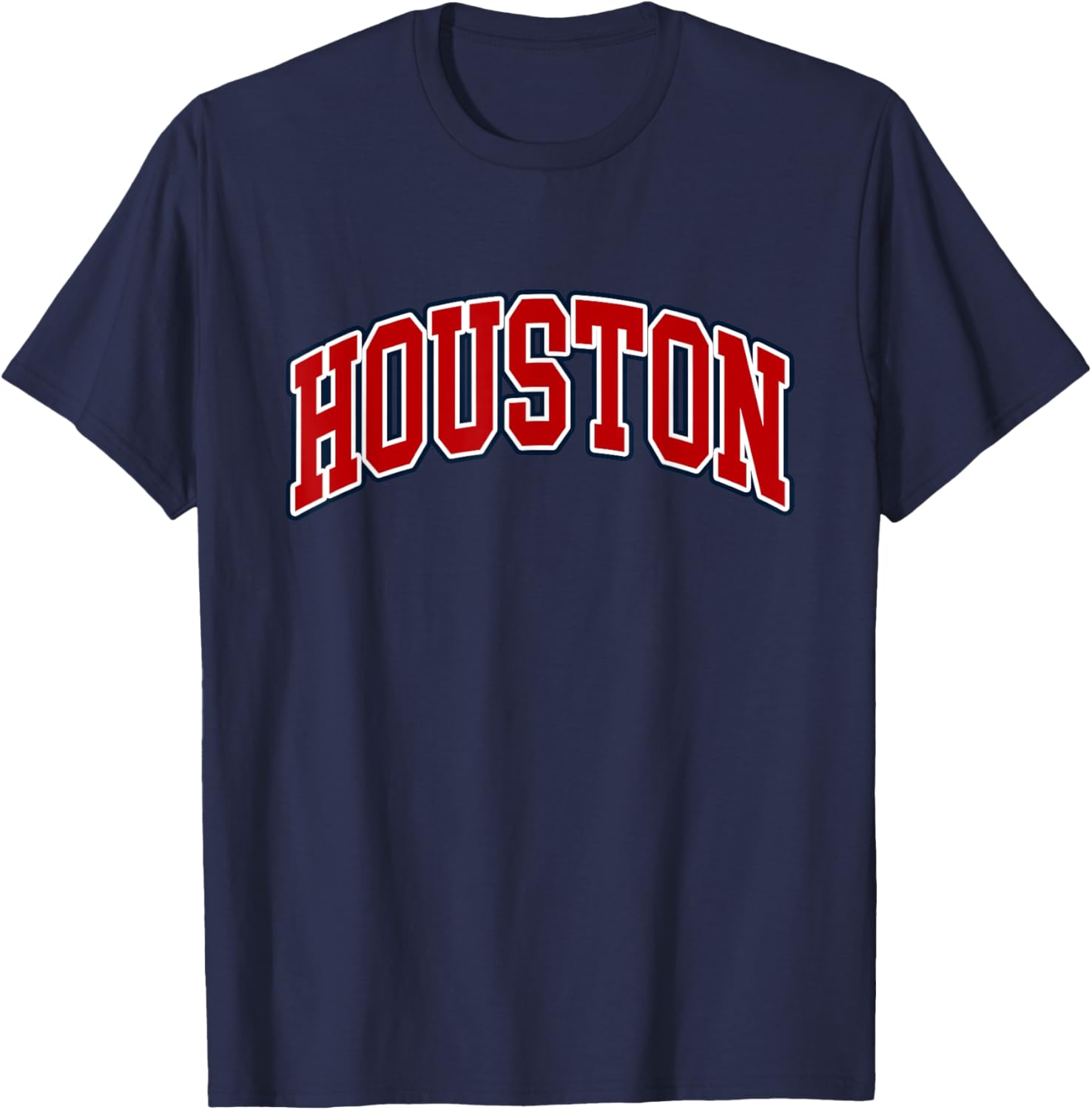 Houston - Throwback Design H-Town - Classic T-Shirt - T-Shirt | Navy