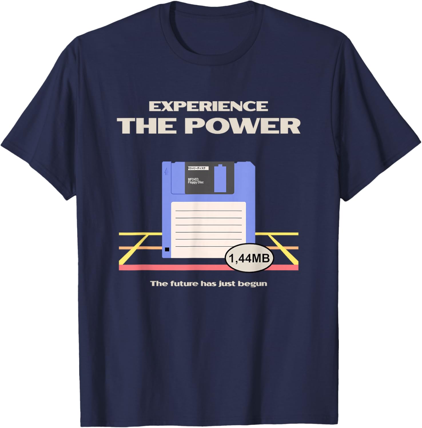 Old School PC Computer Floppy PC T-Shirt - T-Shirt | Navy