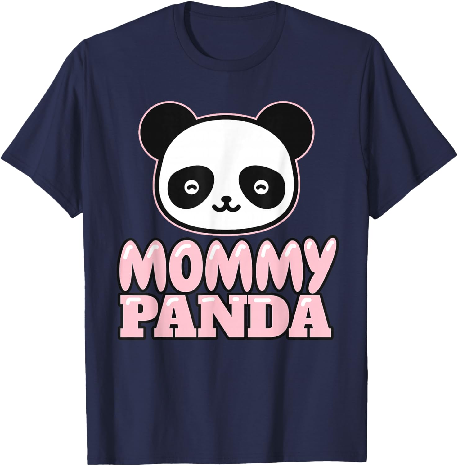 Mom Panda Bear - Mother's Day Mommy Panda T-Shirt - T-Shirt | Navy