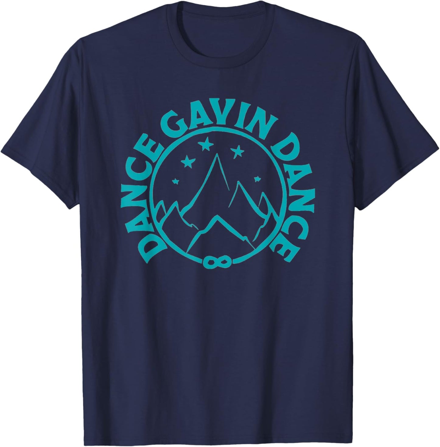 Dance Gavin Dance Graphic Design T-Shirt - T-Shirt | Navy
