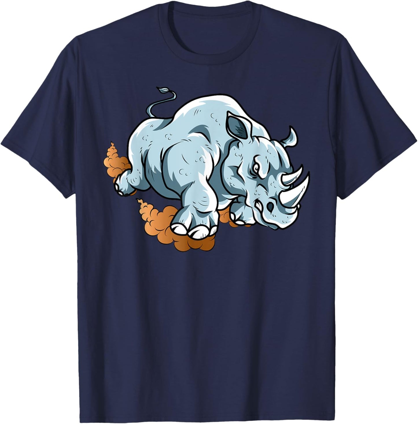 Rhino Lover Rhinoceros African Animal Safari Horn Wildlife T-Shirt - T-Shirt | Navy