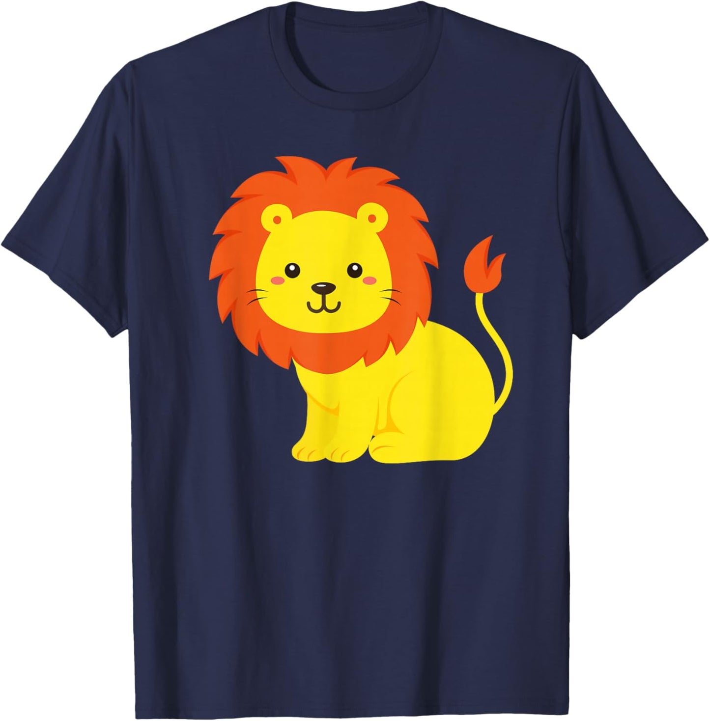 Lion Cub - Lion Baby - Little Lion - Lions T-Shirt - T-Shirt | Navy