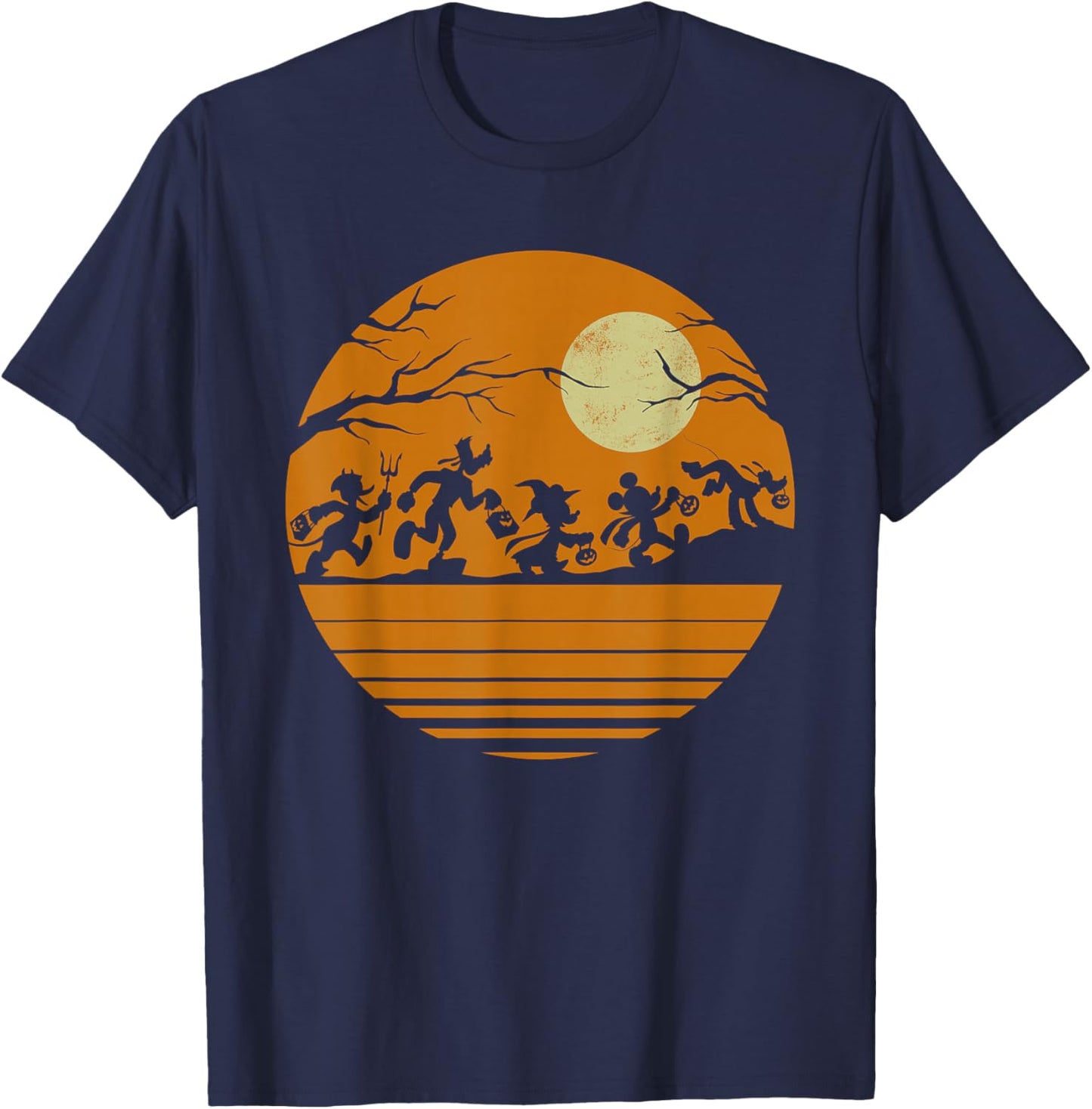 Disney Mickey Mouse and Friends Halloween Small T-Shirt - T-Shirt | Navy