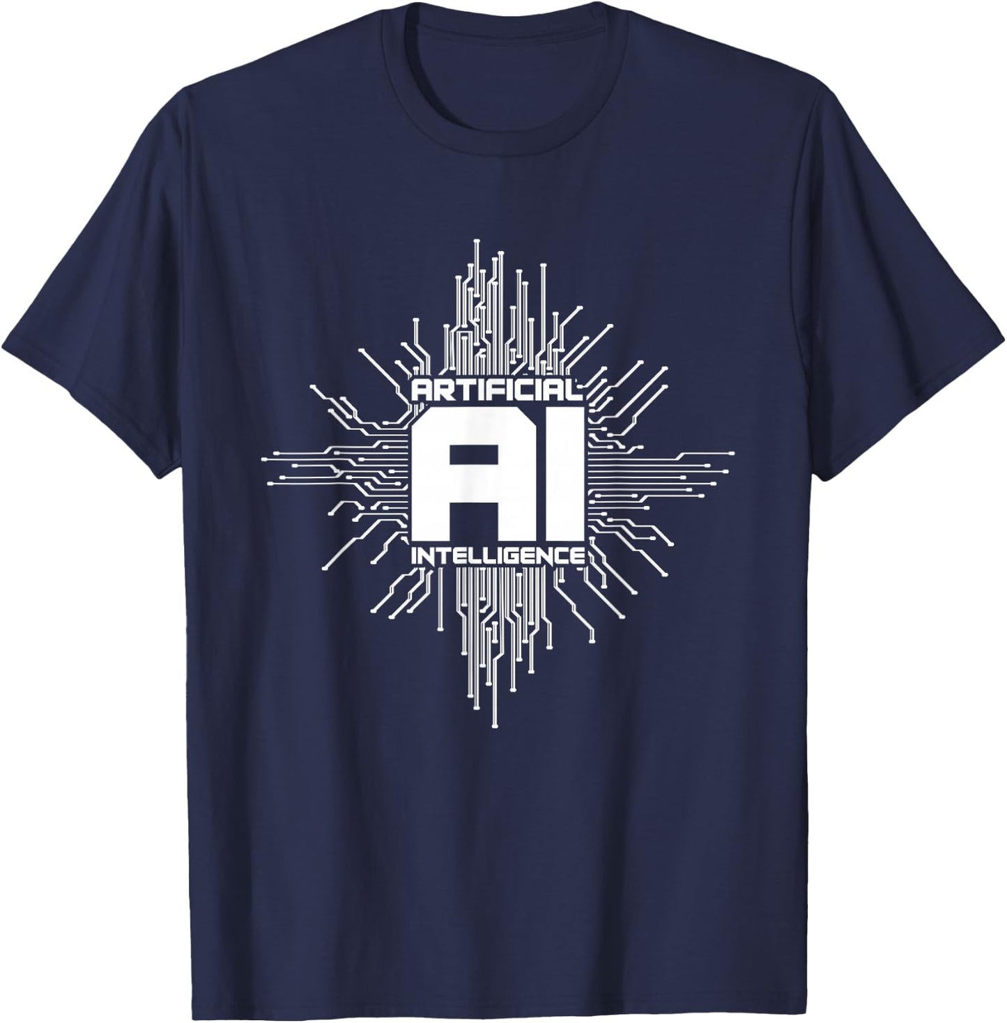 Artificial Intelligence AI | Computer Science T-Shirt - T-Shirt | Navy