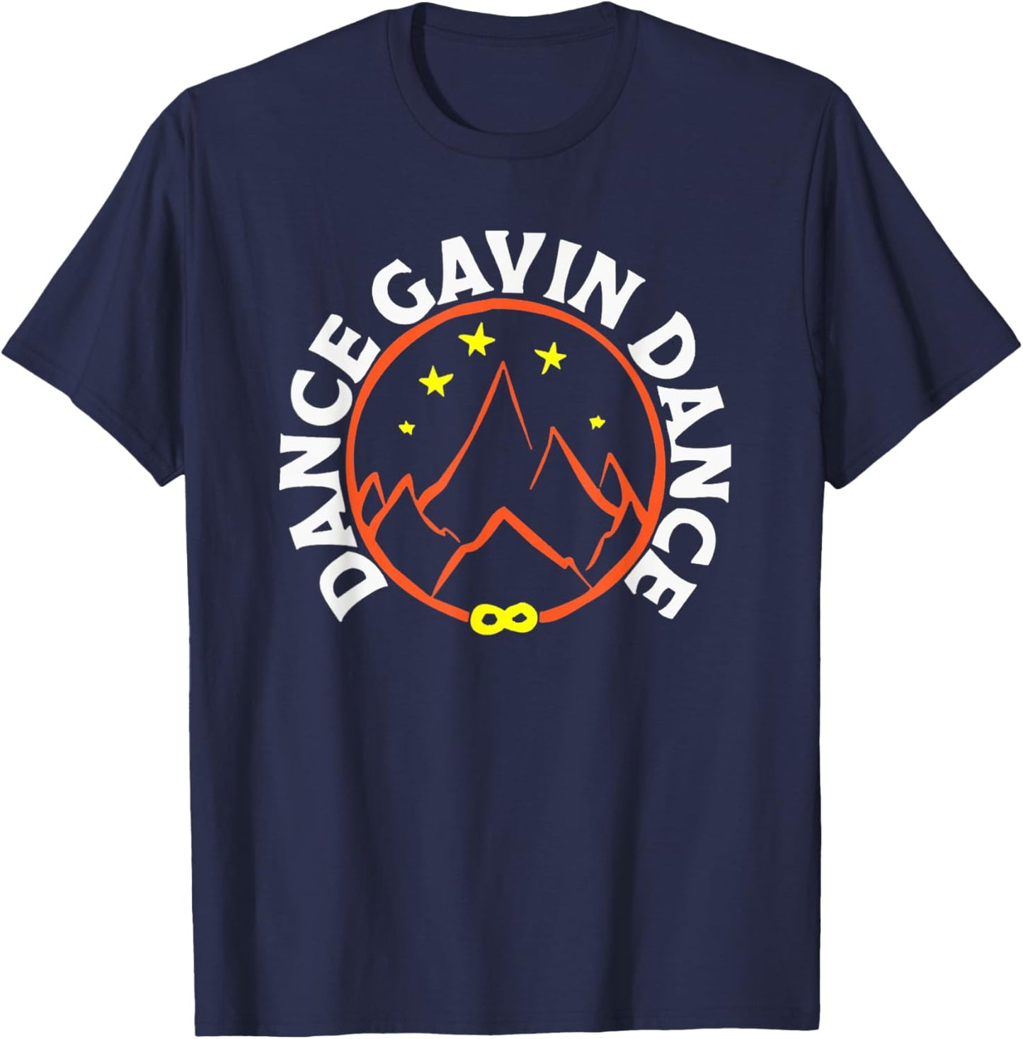 Dance Gavin Dance Graphic Design T-Shirt - T-Shirt | Navy