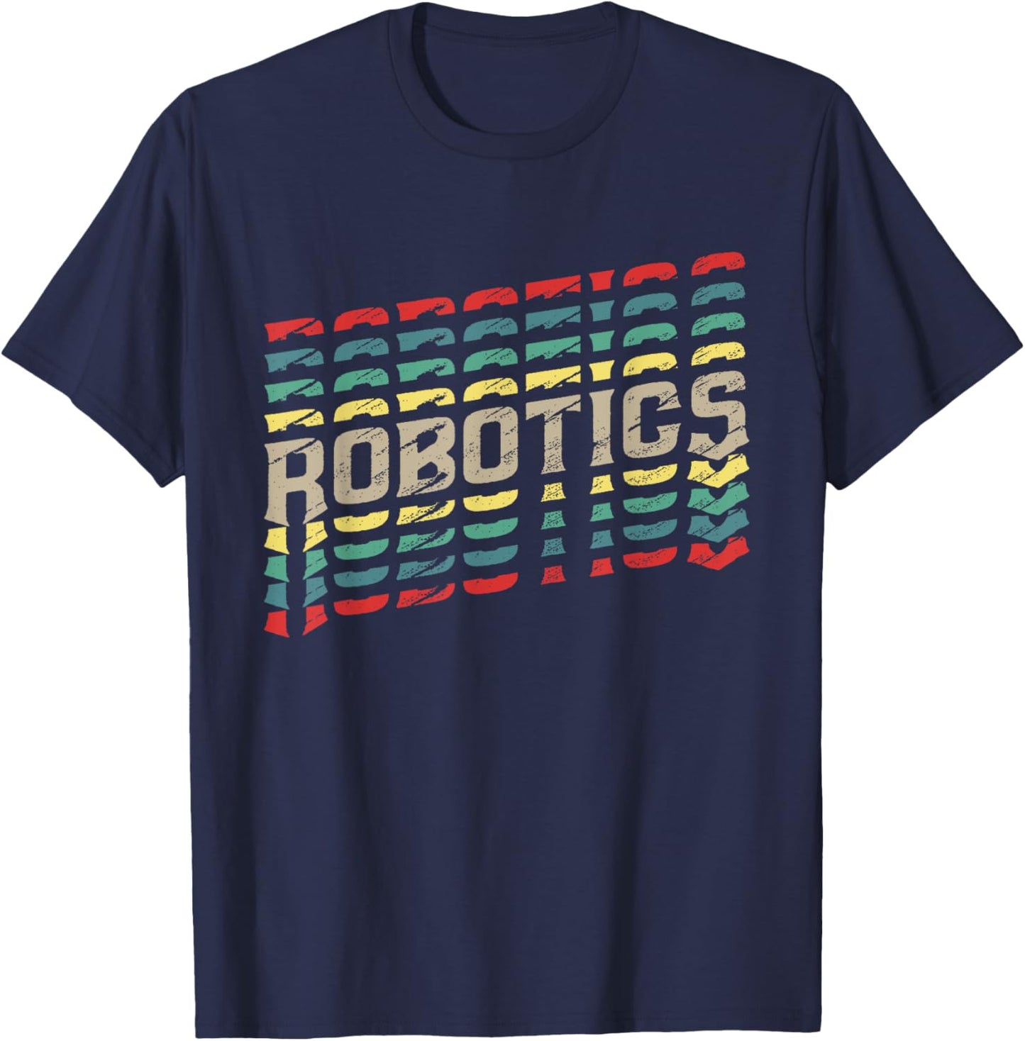 Robotics - Robot Builder Engineer Engineering Cyborg T-Shirt - T-Shirt | Navy