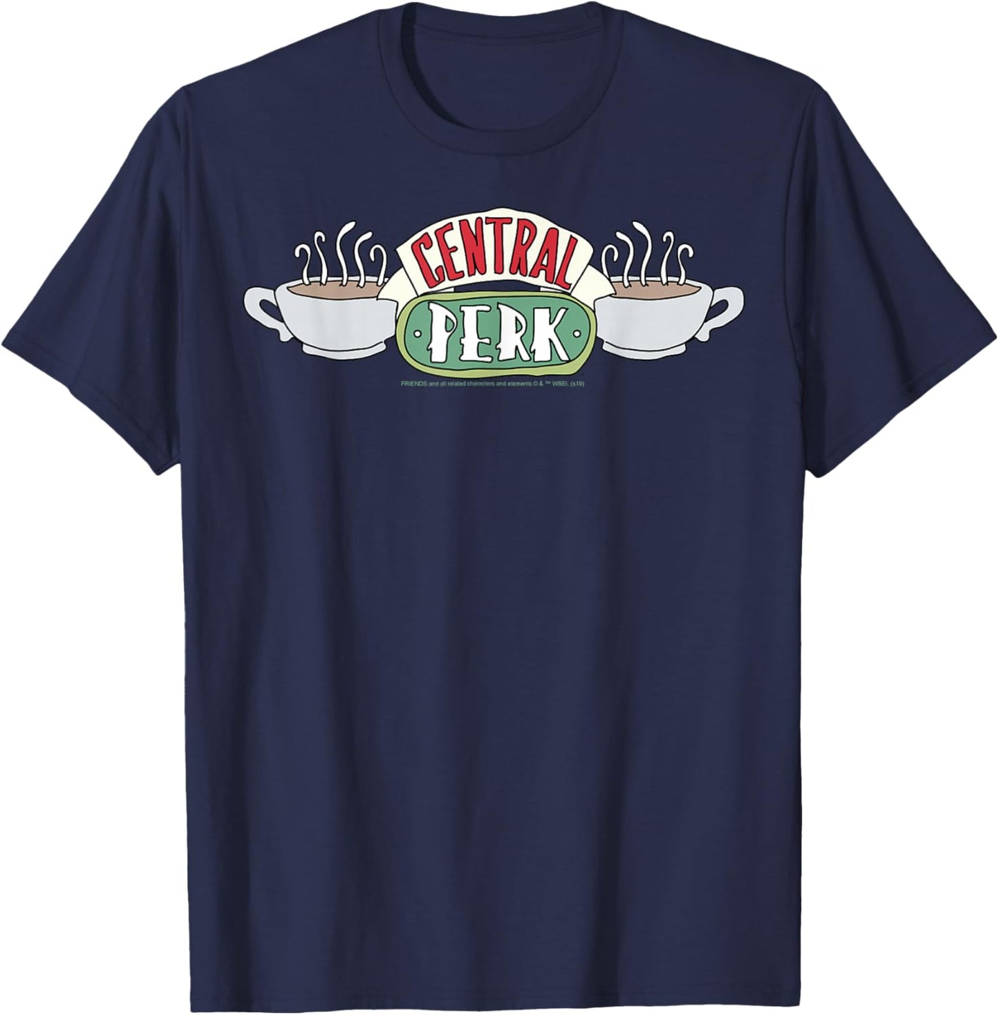 Friends Central Perk Logo T-Shirt - T-Shirt | Navy