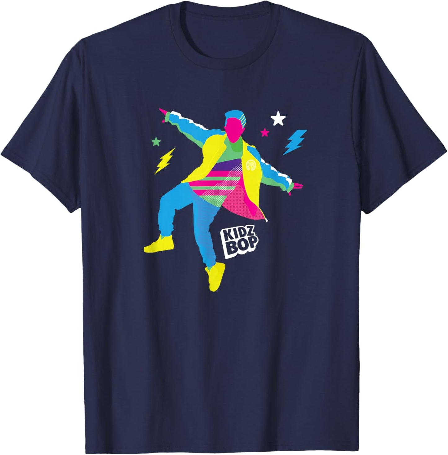 Kidz BOP - Pop Star Silhouette (Solo) T-Shirt - T-Shirt | Navy