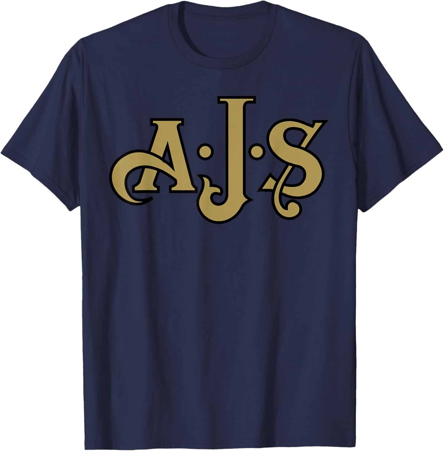 Vintage AJS Motorcycle T-Shirt - T-Shirt | Navy