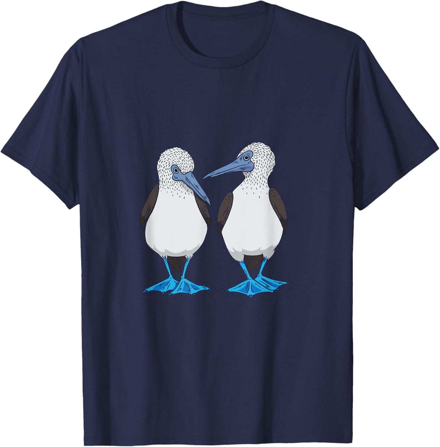 Funny Blue-footed Booby Dancing Seabird Trendy T-Shirt - T-Shirt | Navy