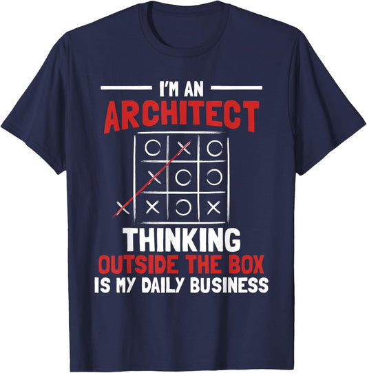 I'm an Architect - Architectural Design Artwork Real Estate T-Shirt - T-Shirt | Navy