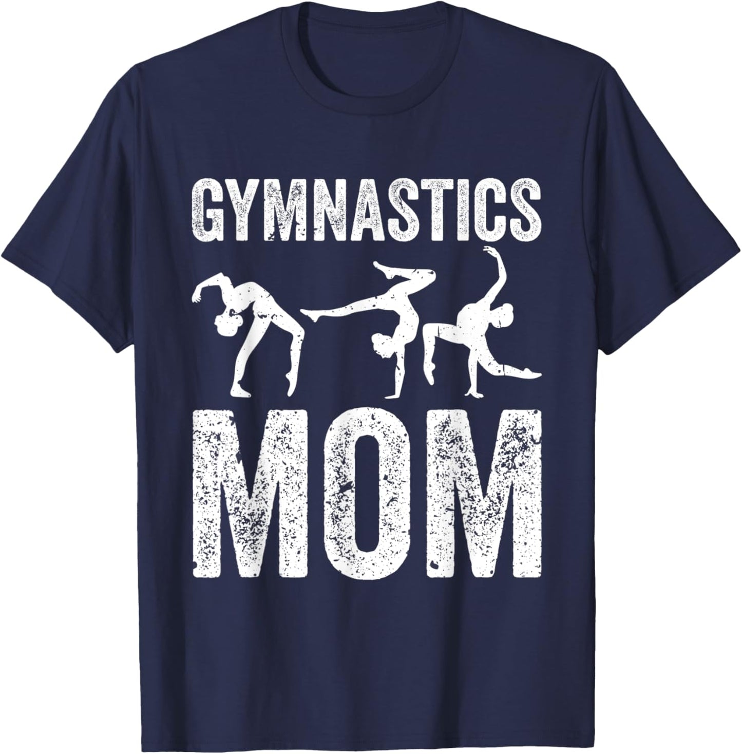 Cool Gymnastics Mom Quote Mother Women Gymnast Daughter T-Shirt - T-Shirt | Navy