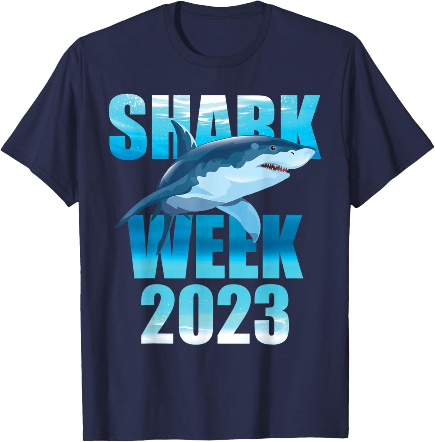 Shark 2023 Week Passion For Shark Lover Family Scuba Diver T-Shirt - T-Shirt | Navy