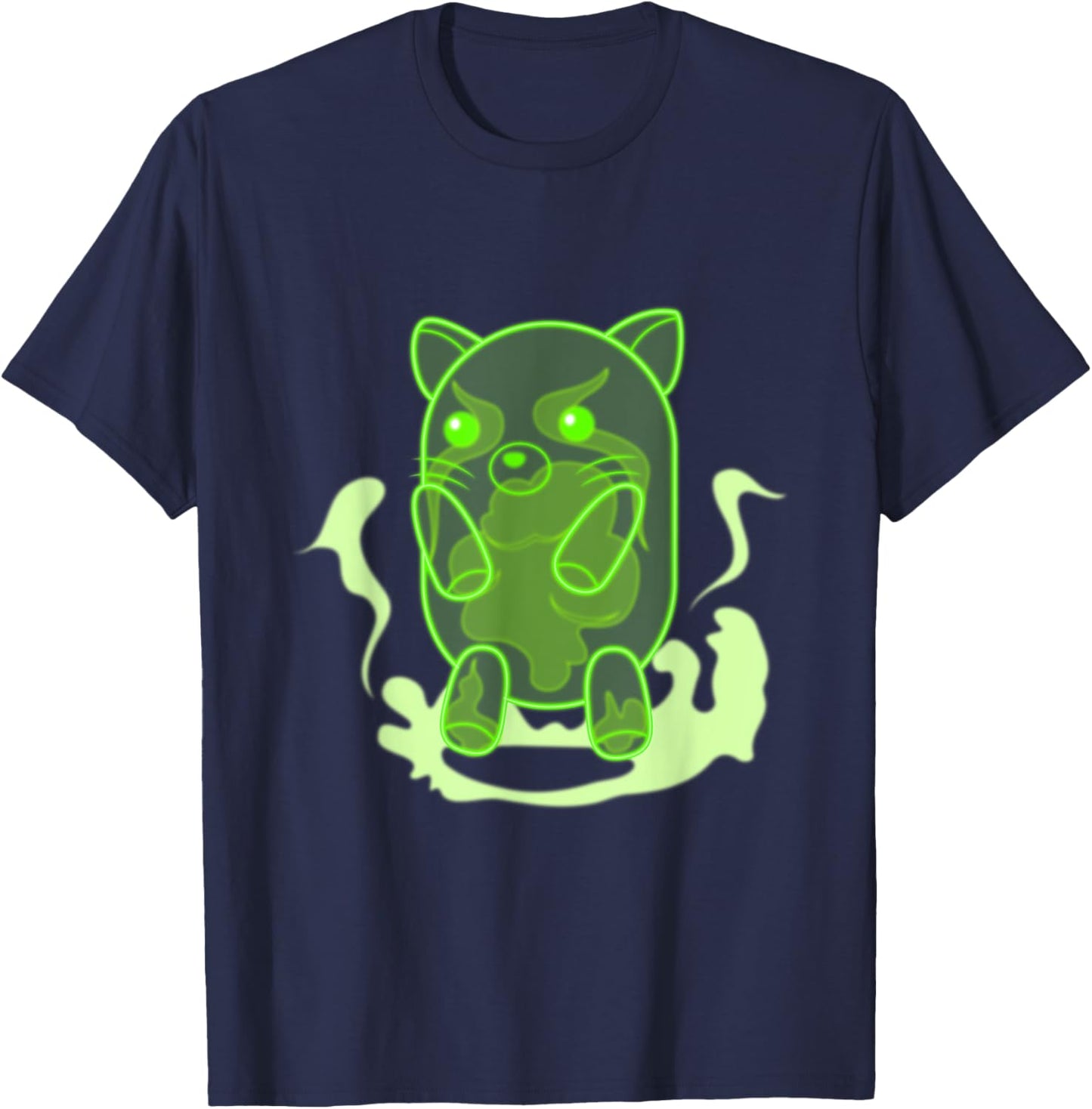 Pet Show: Ghost Cat! T-Shirt - T-Shirt | Navy
