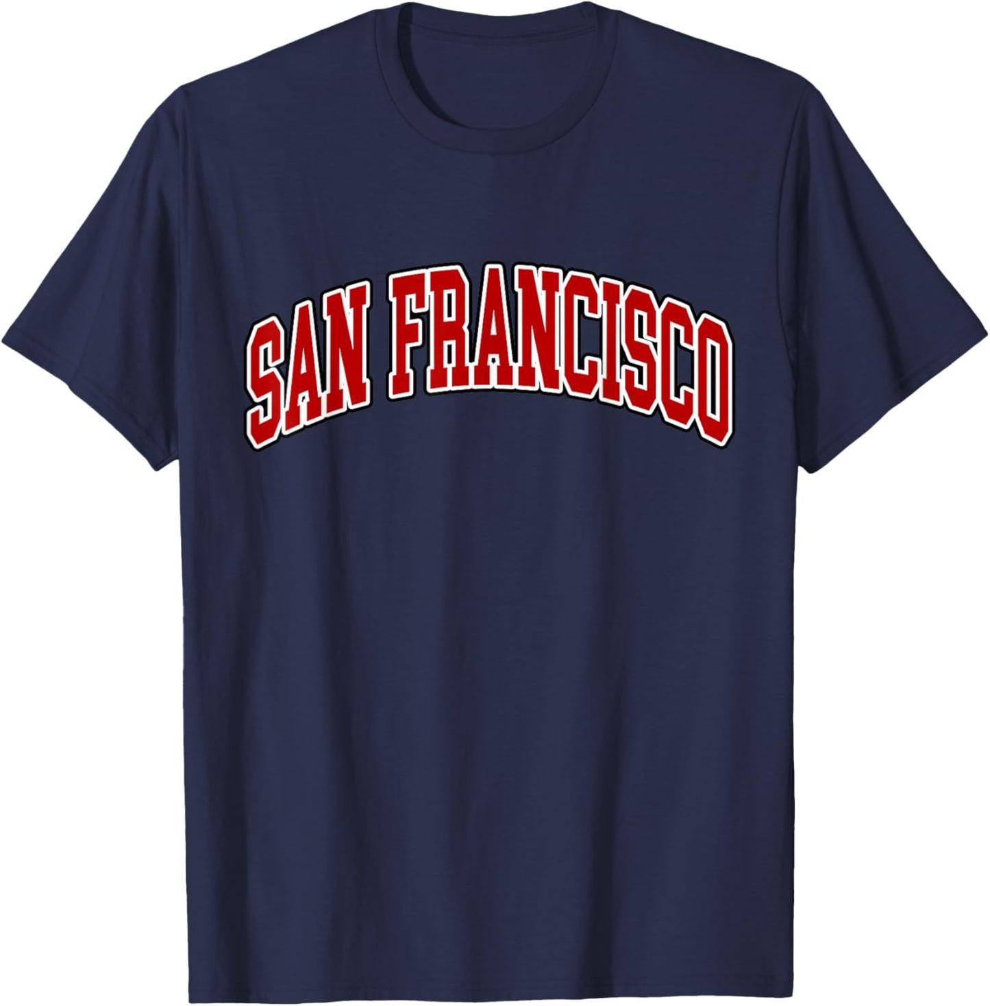 San Francisco - Hometown Pride - Throwback Design - Classic T-Shirt - T-Shirt | Navy