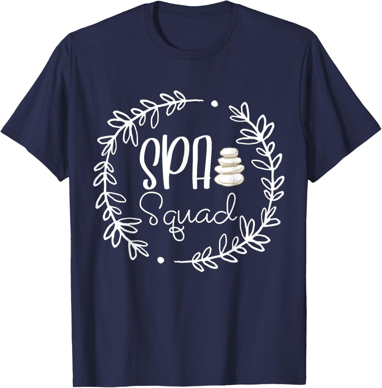 Spa Squad Funny Birthday Girl Party T-Shirt - T-Shirt | Navy