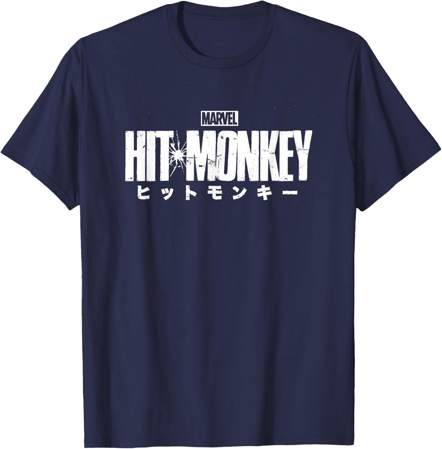 Marvel Hit Monkey Logo T-Shirt - T-Shirt | Navy