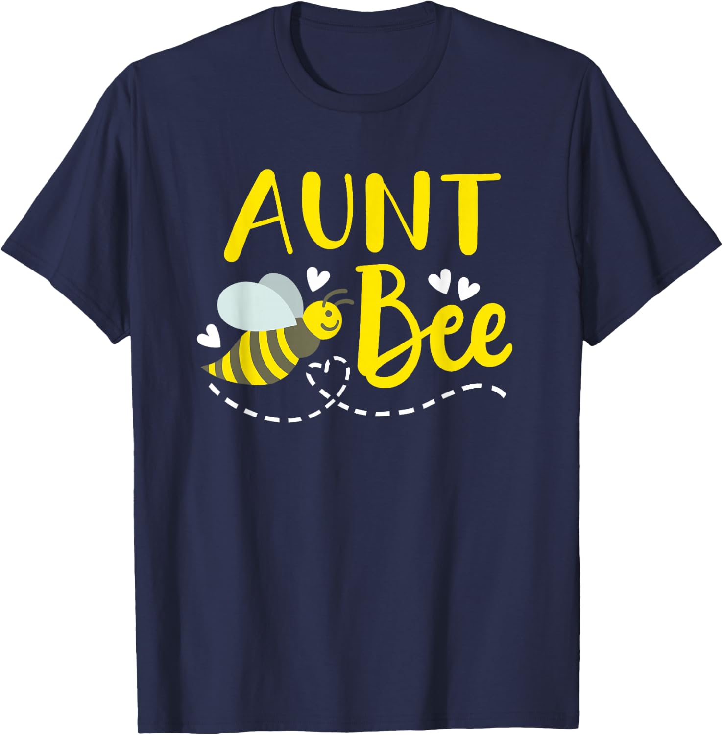 Aunt Bee Cute Beekeeping Birthday Party Matching Family T-Shirt - T-Shirt | Navy