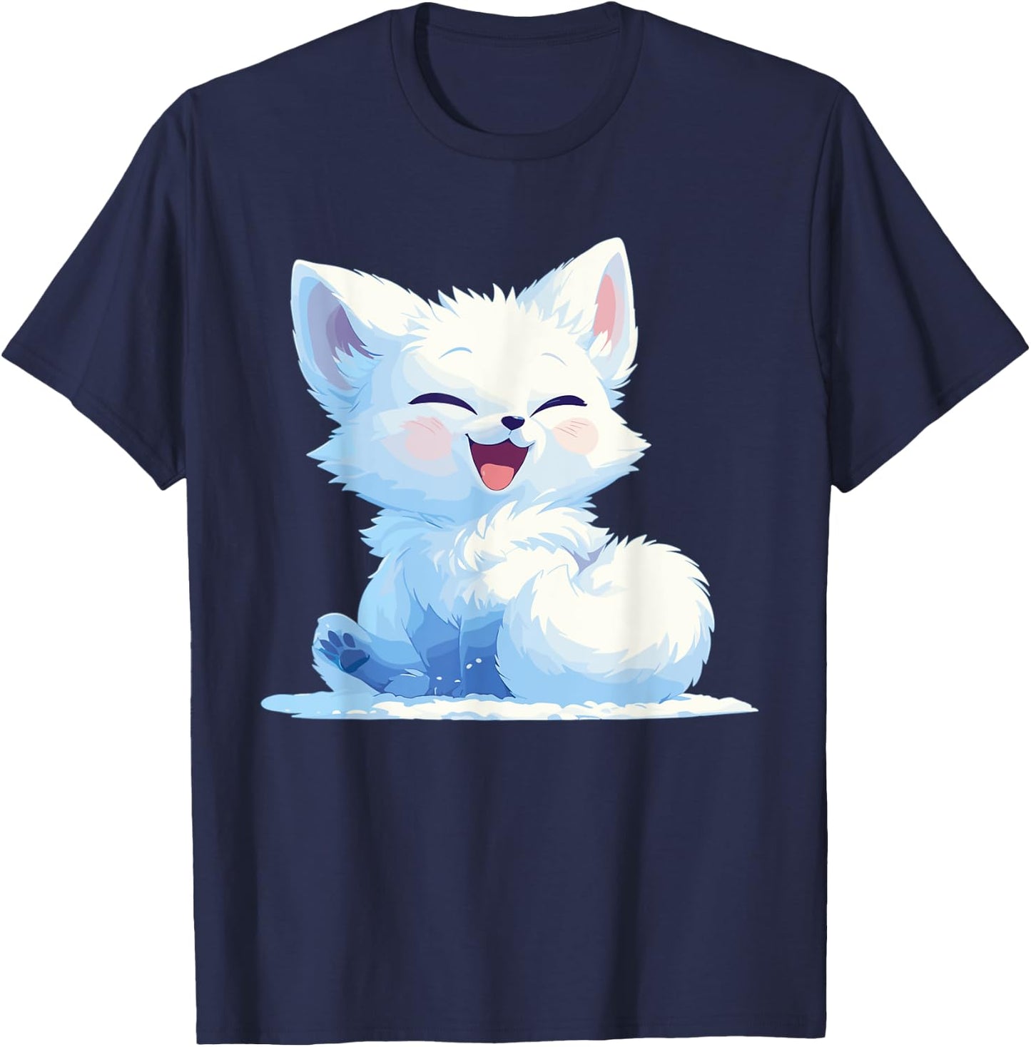 Arctic Foxes Lovers Arctic Fox T-Shirt - T-Shirt | Navy