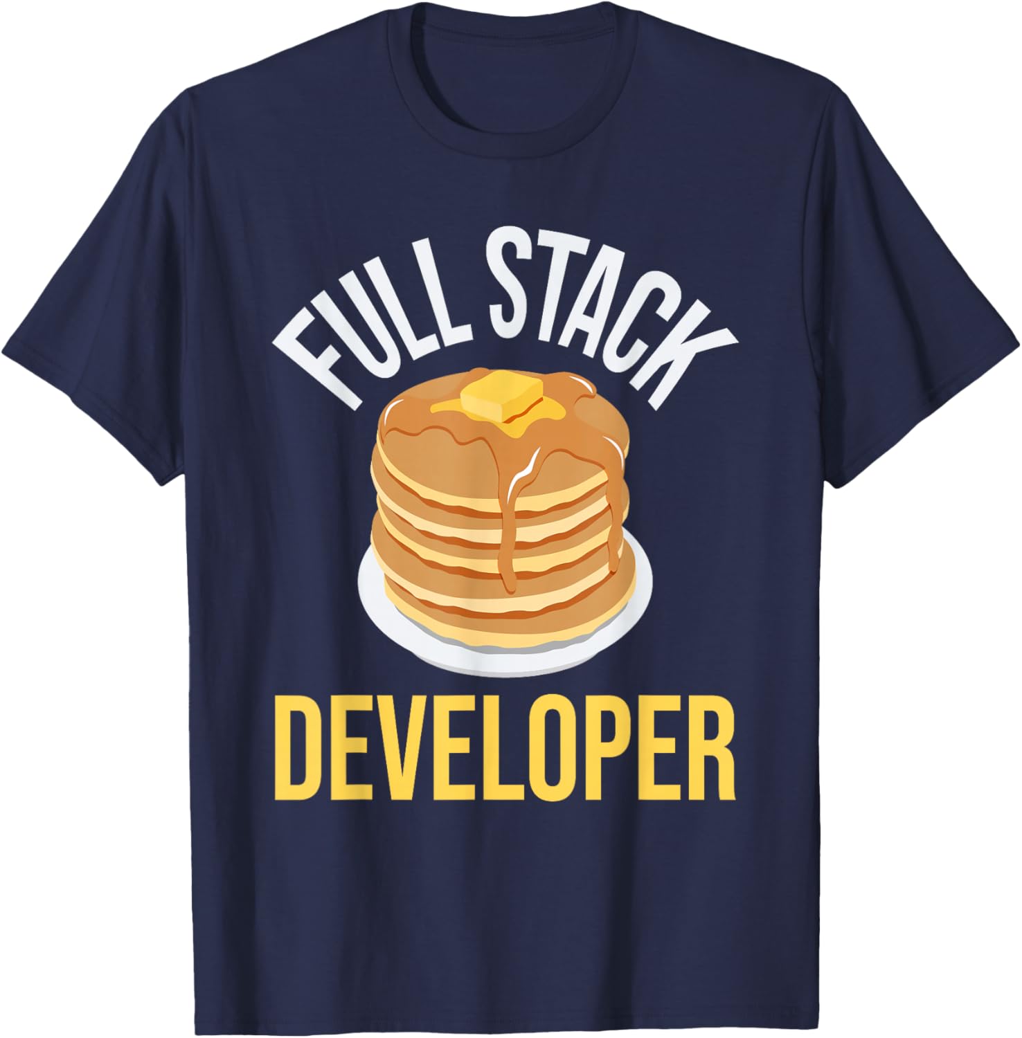 Full Stack Developer - Computer Science Programmer Coding T-Shirt - T-Shirt | Navy