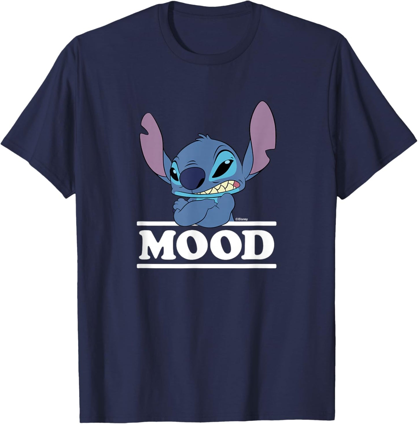 Lilo & Stitch Mood T-Shirt - T-Shirt | Navy