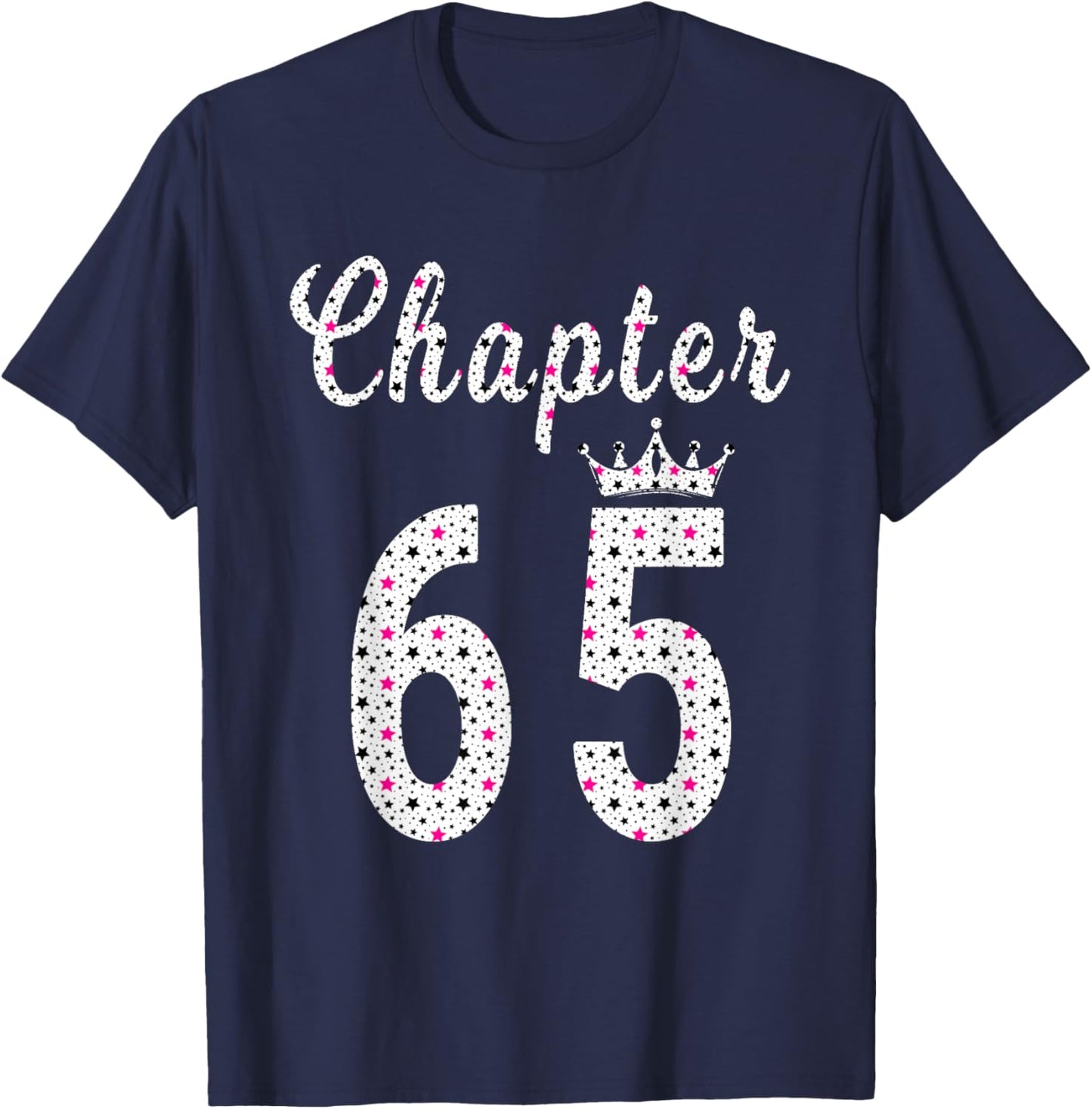 65th Birthday T-Shirt - T-Shirt | Navy