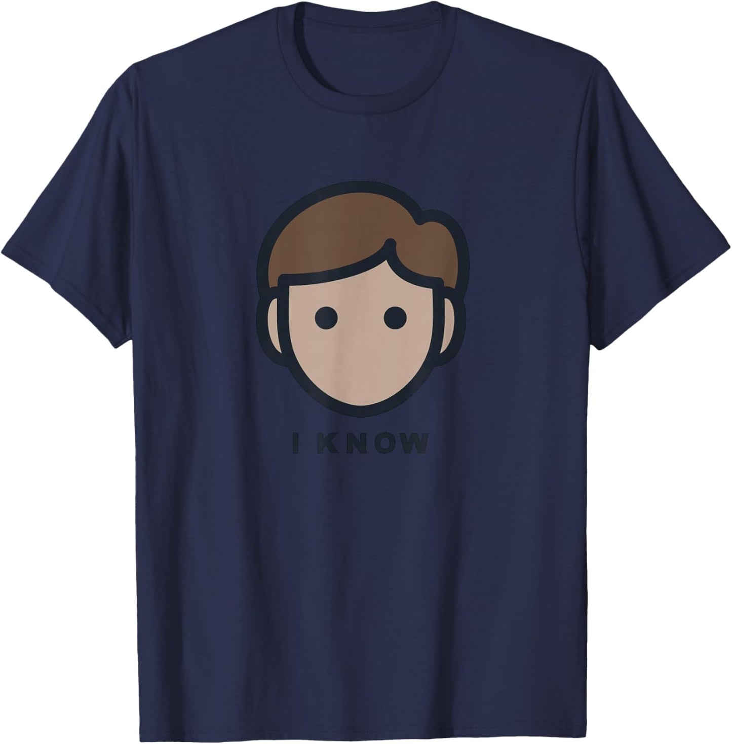 Star Wars Cartoon Han Solo I Know T-Shirt - T-Shirt | Navy