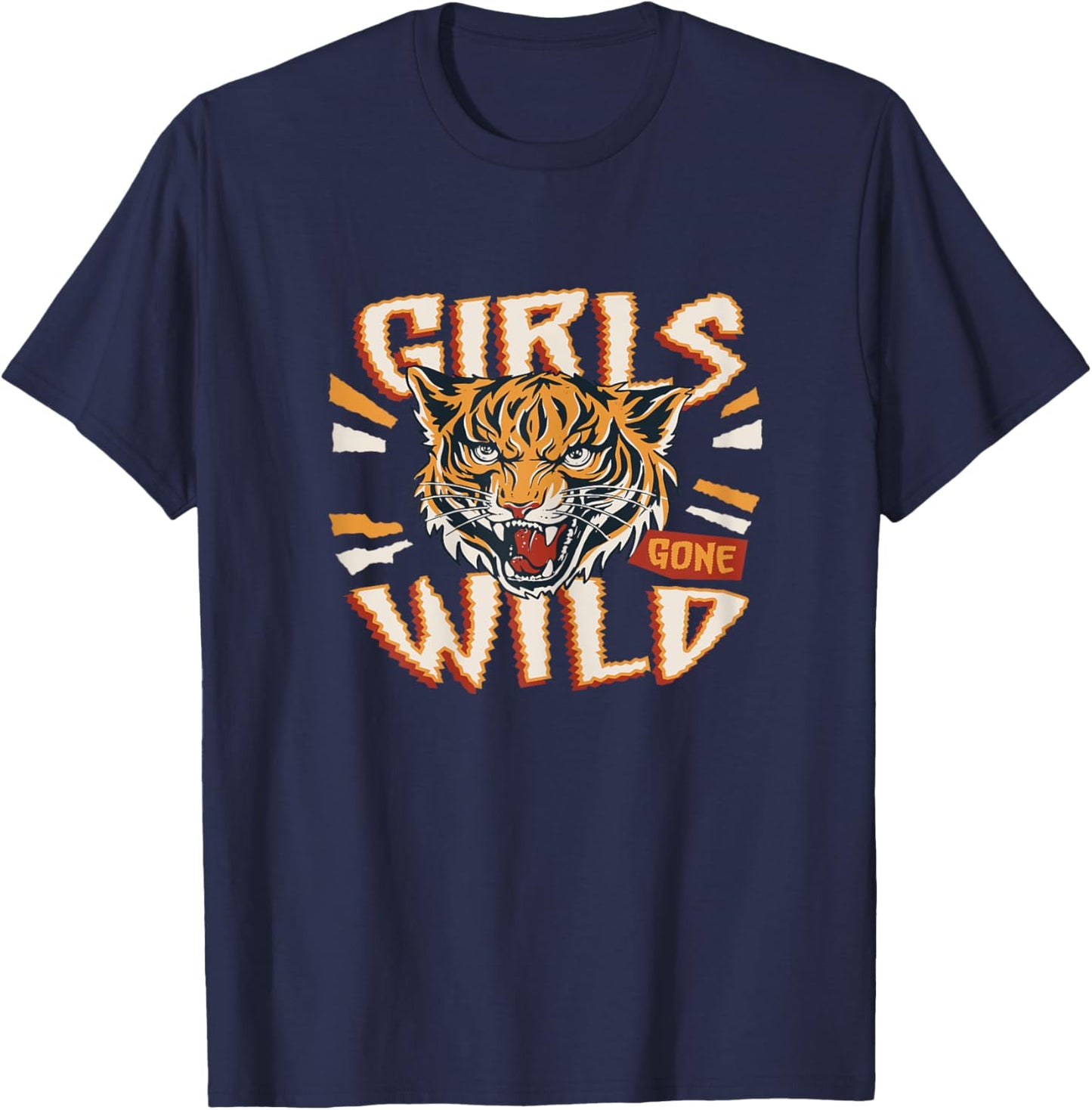 Girls gone wild Tiger T-Shirt - T-Shirt | Navy