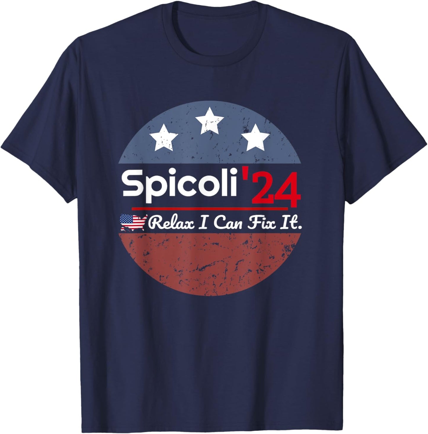 Spicoli 24 relax I can fix it T-Shirt - T-Shirt | Navy