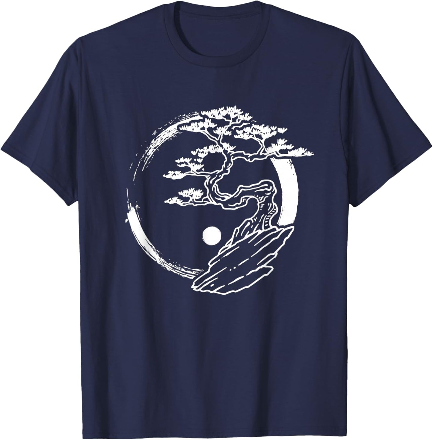 Ying Yang - Yin Yang Bonsai T-Shirt - T-Shirt | Navy