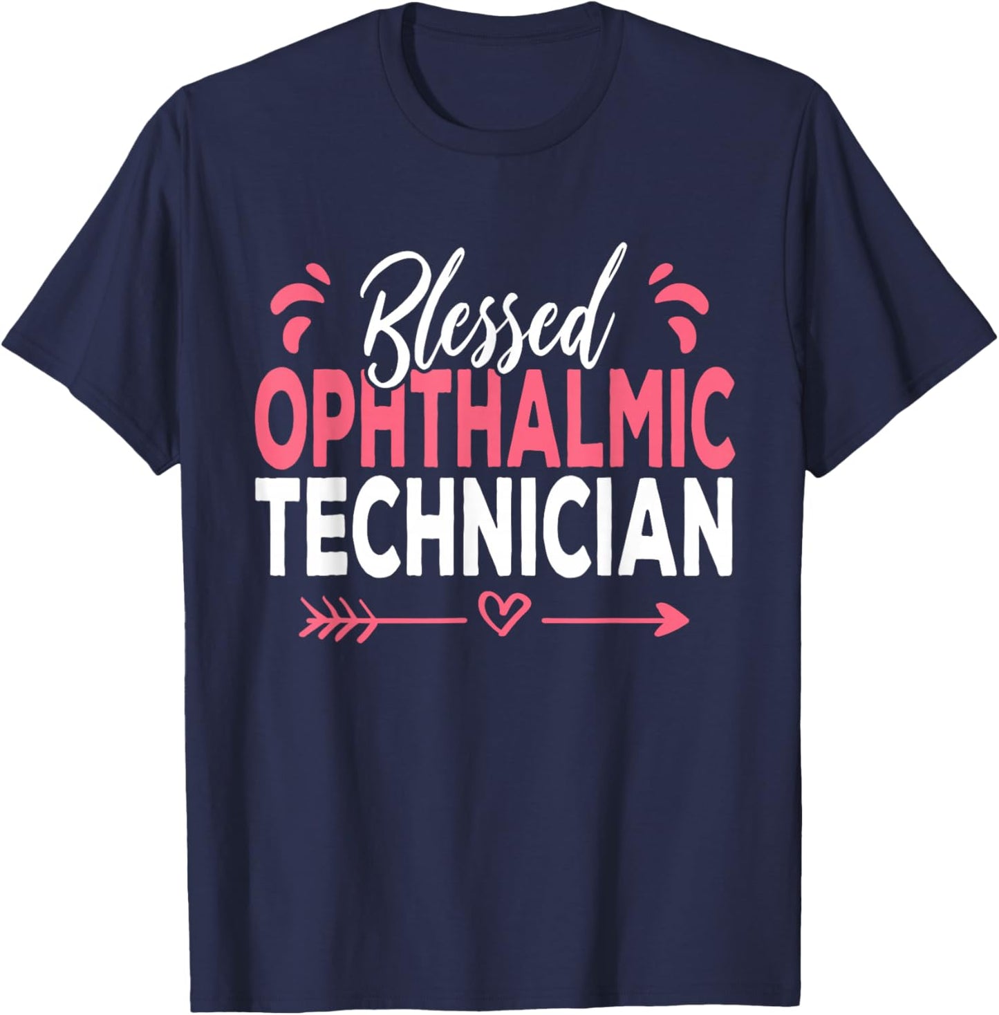 Blessed Ophthalmic Technician T-Shirt - T-Shirt | Navy