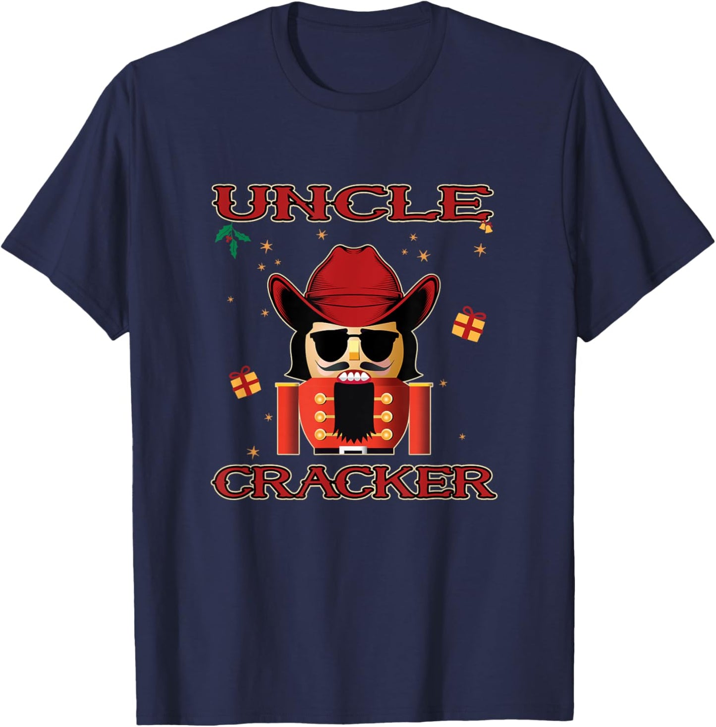 Uncle Cracker - Funny Nutcracker Cowboy Country Music T-Shirt - T-Shirt | Navy