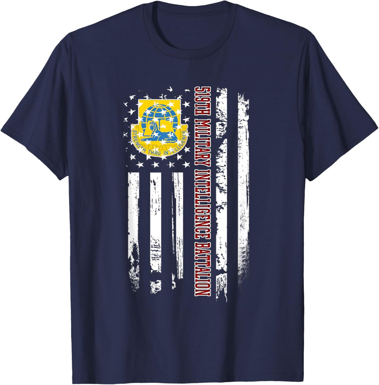 519th Military Intelligence Battalion Veteran Day Christmas T-Shirt - T-Shirt | Navy