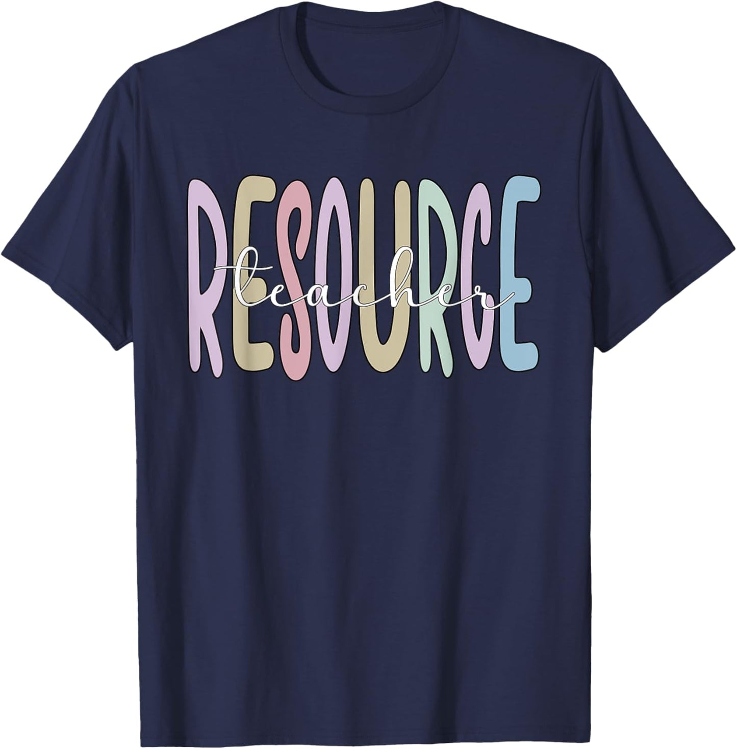 Resource Teacher Resource Teaching T-Shirt - T-Shirt | Navy