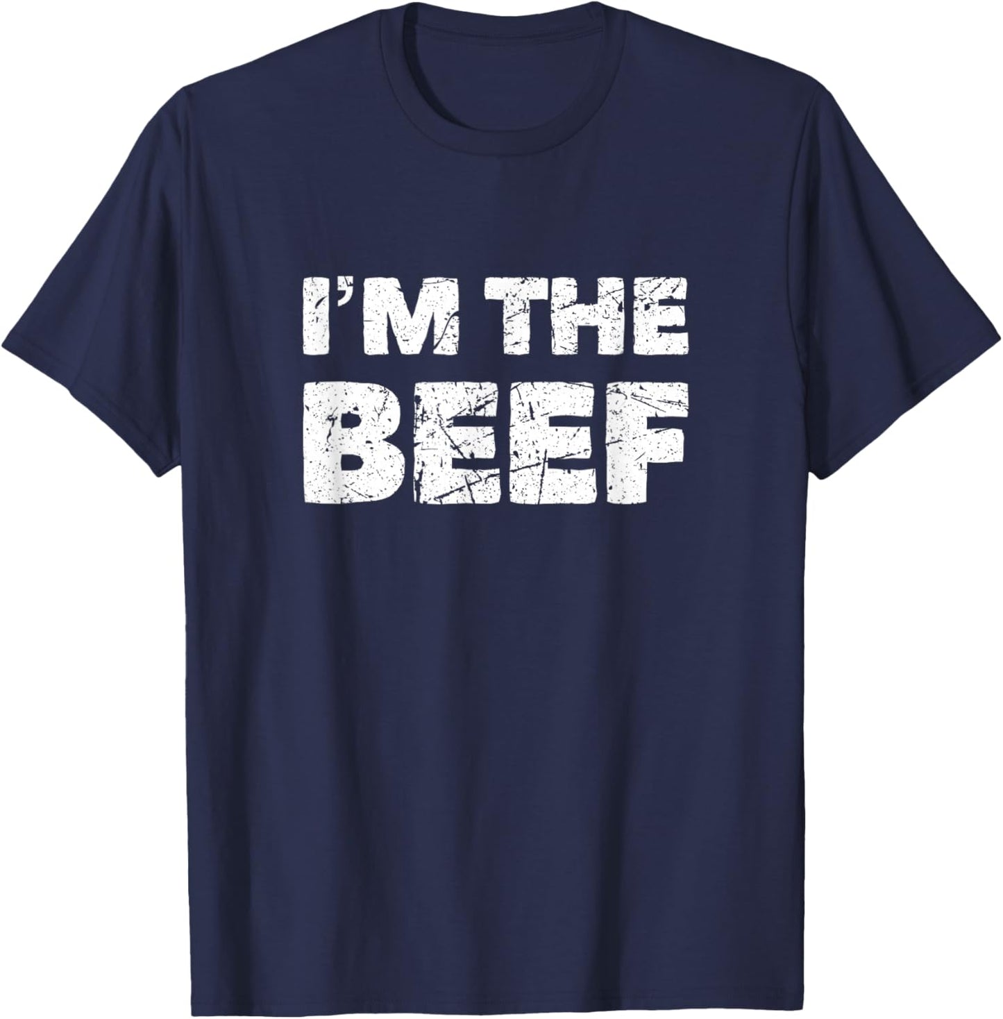 I'm the Beef - Black, Cotton, Short Sleeve, , Regular Fit, , S T-Shirt - T-Shirt | Navy