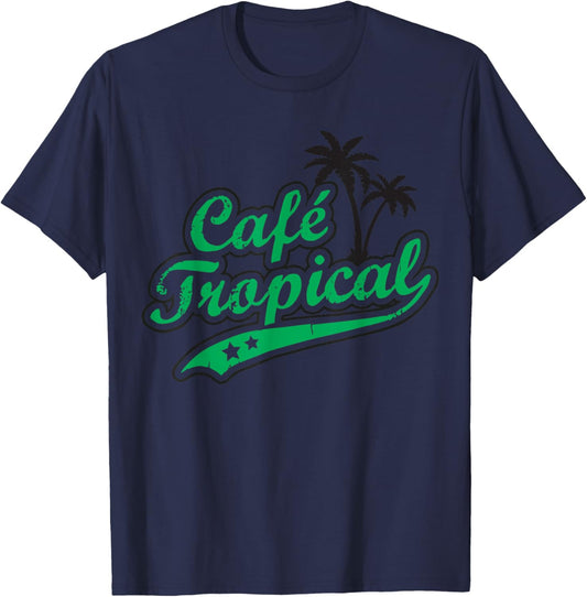 Cafe Tropical Tropical Cafe T-Shirt - T-Shirt | Navy