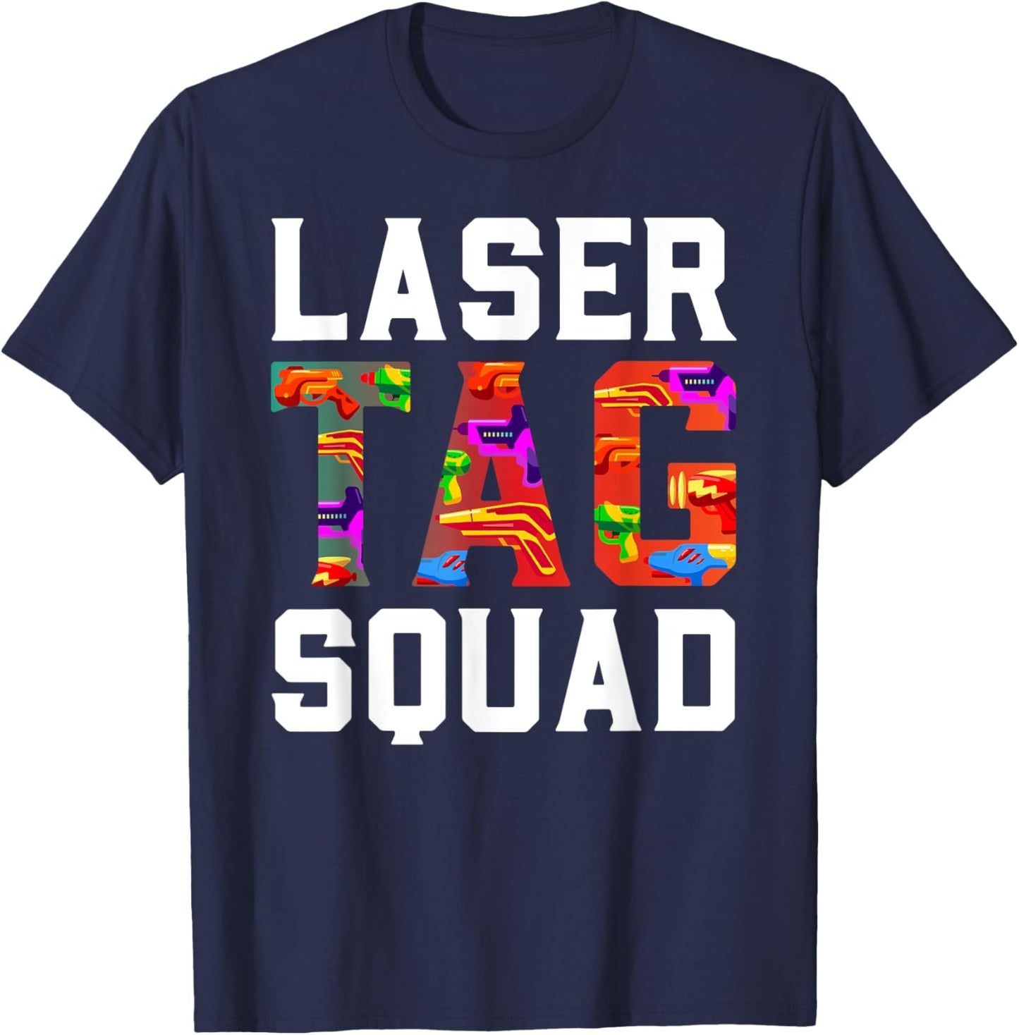 Laser Tag Squad T-Shirt - T-Shirt | Navy