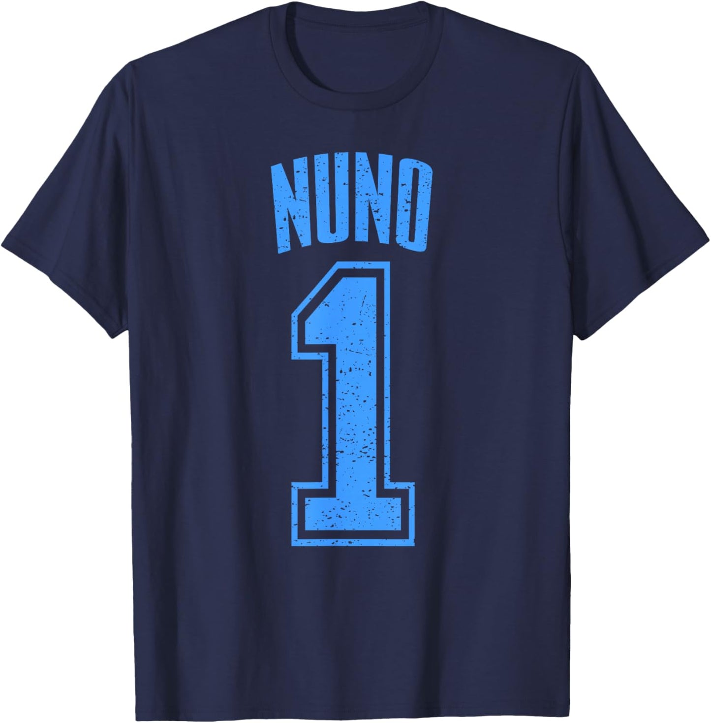 Nuno Supporter Number 1 Biggest Fan T-Shirt - T-Shirt | Navy