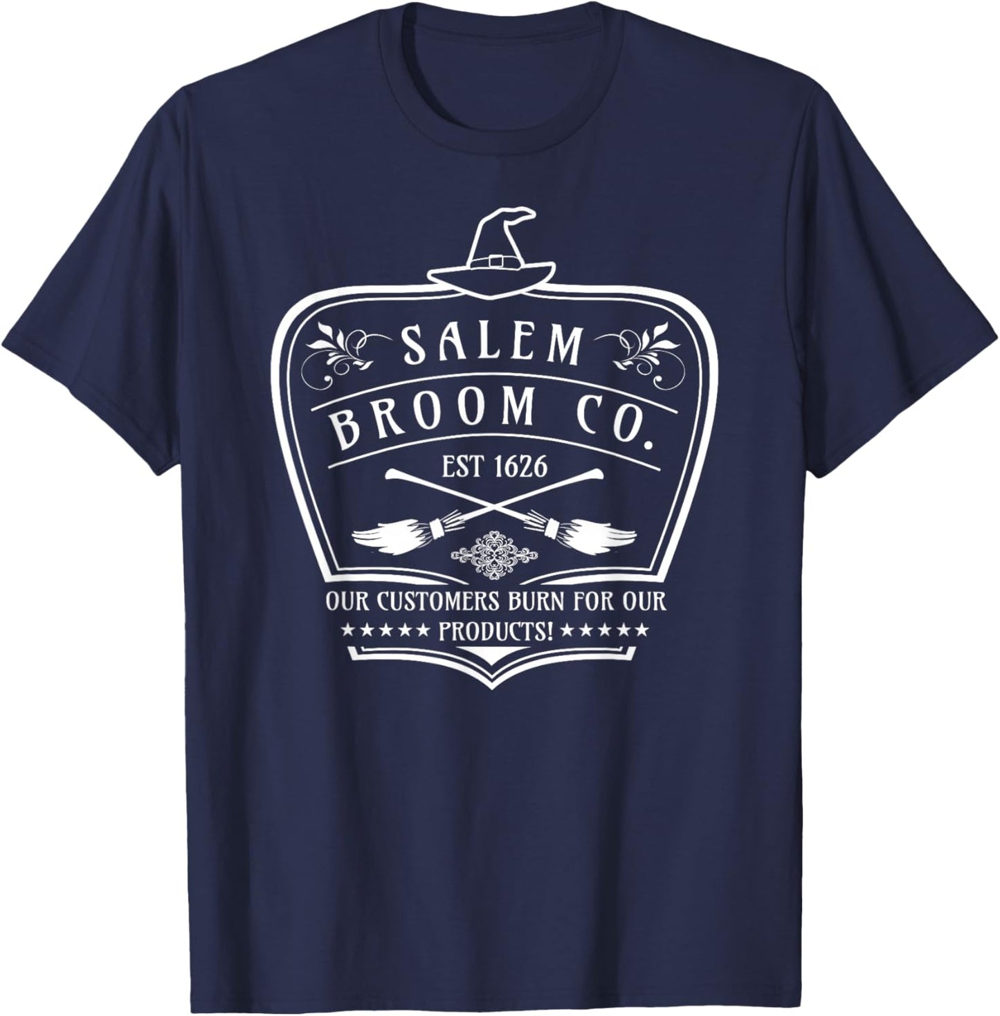 Salem Broom Company Trick or Treating T-Shirt - T-Shirt | Navy