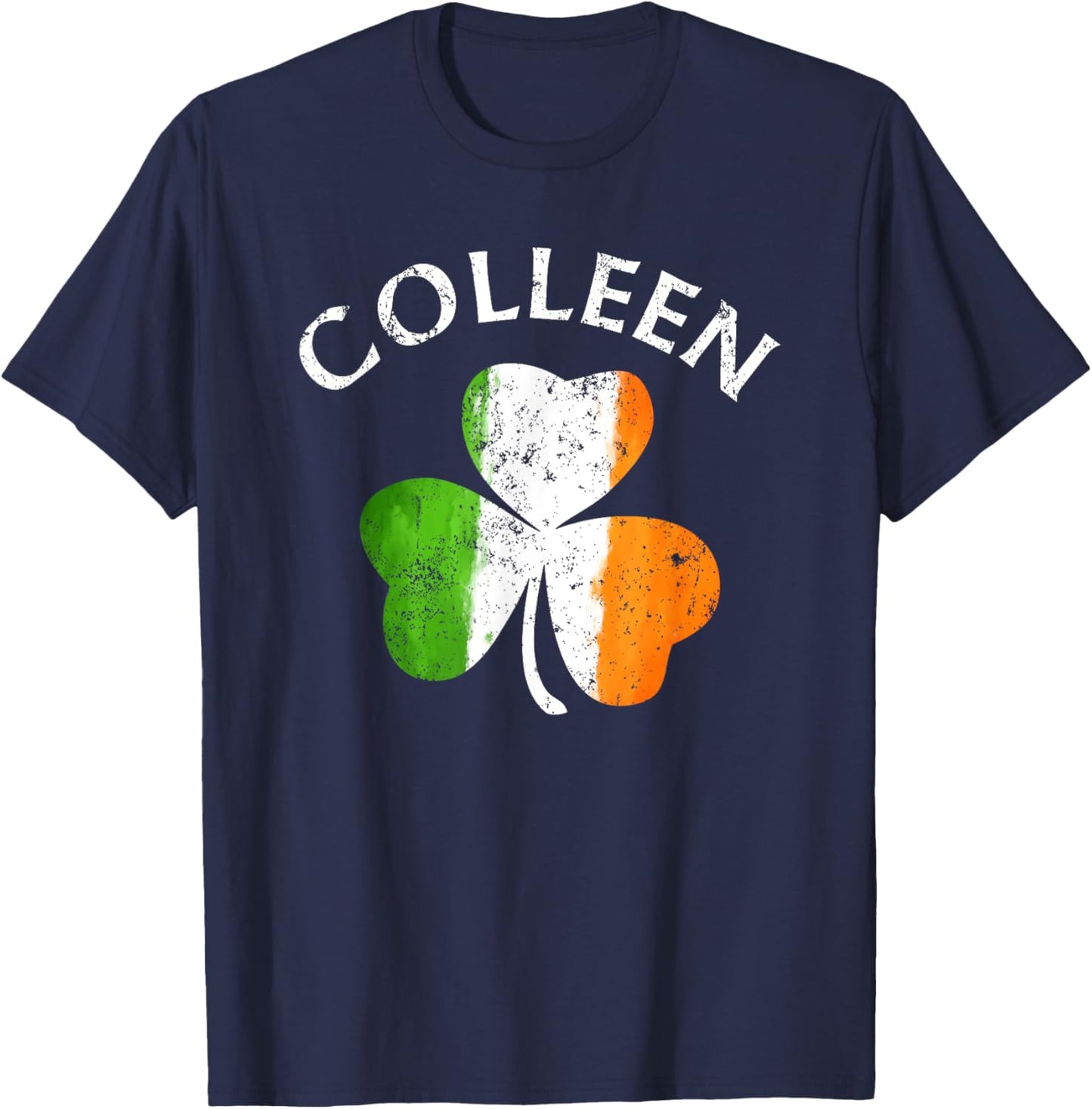 Colleen Name Gift - Lucky Irish Pride T-Shirt - T-Shirt | Navy