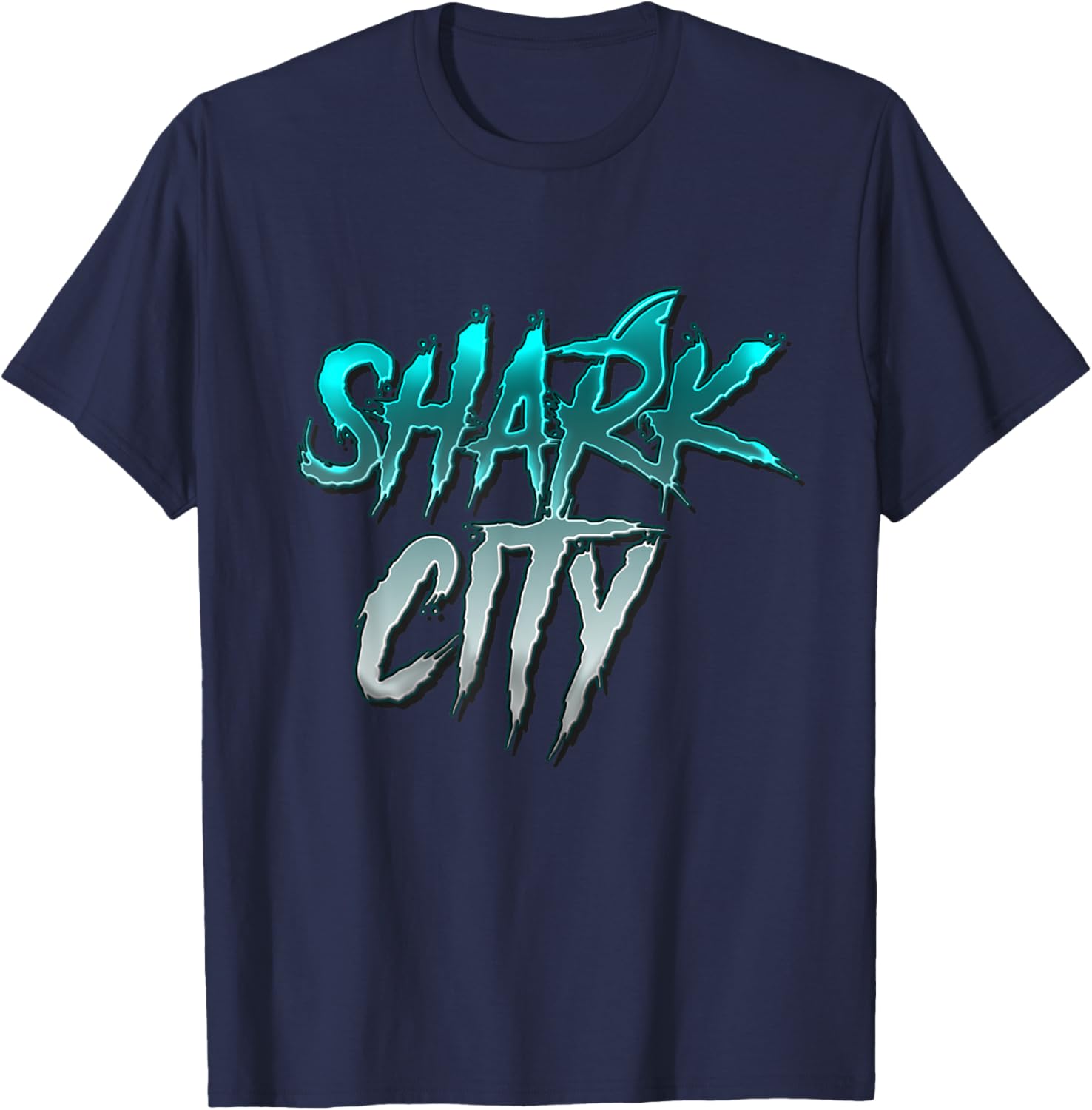 Shark City, San Jose Savages, San Jo, 408, SJ San Jose Shirt T-Shirt - T-Shirt | Navy