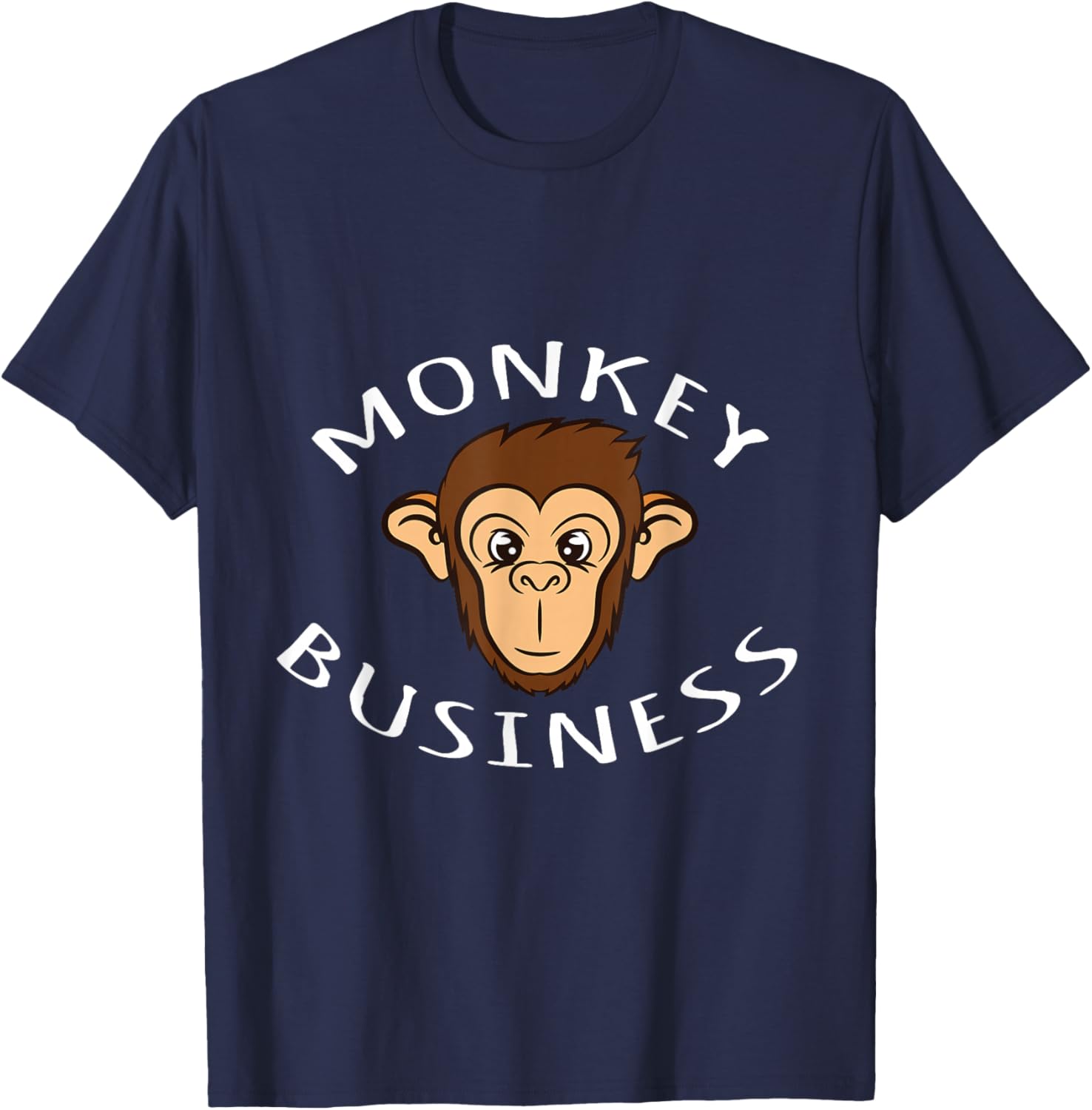 The monkey, a smart affair T-Shirt - T-Shirt | Navy