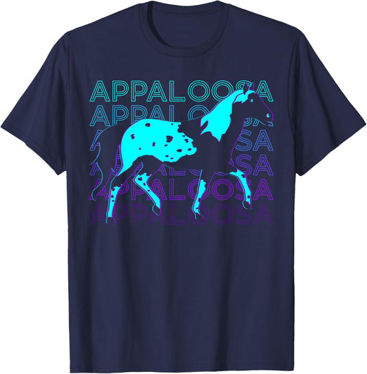 Appaloosa Horse Retro Appaloosa T-Shirt - T-Shirt | Navy