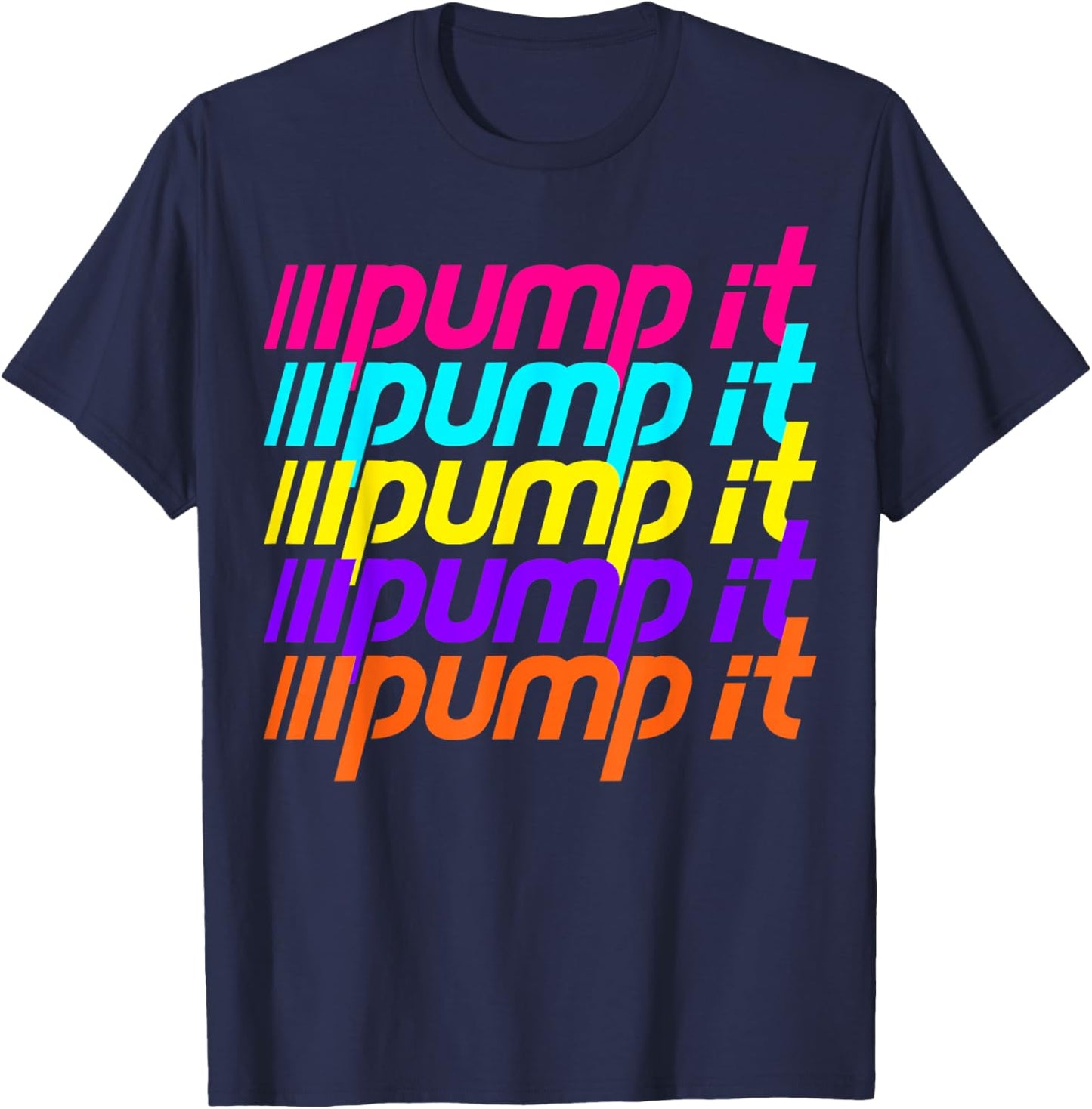 Pump It T-Shirt - T-Shirt | Navy