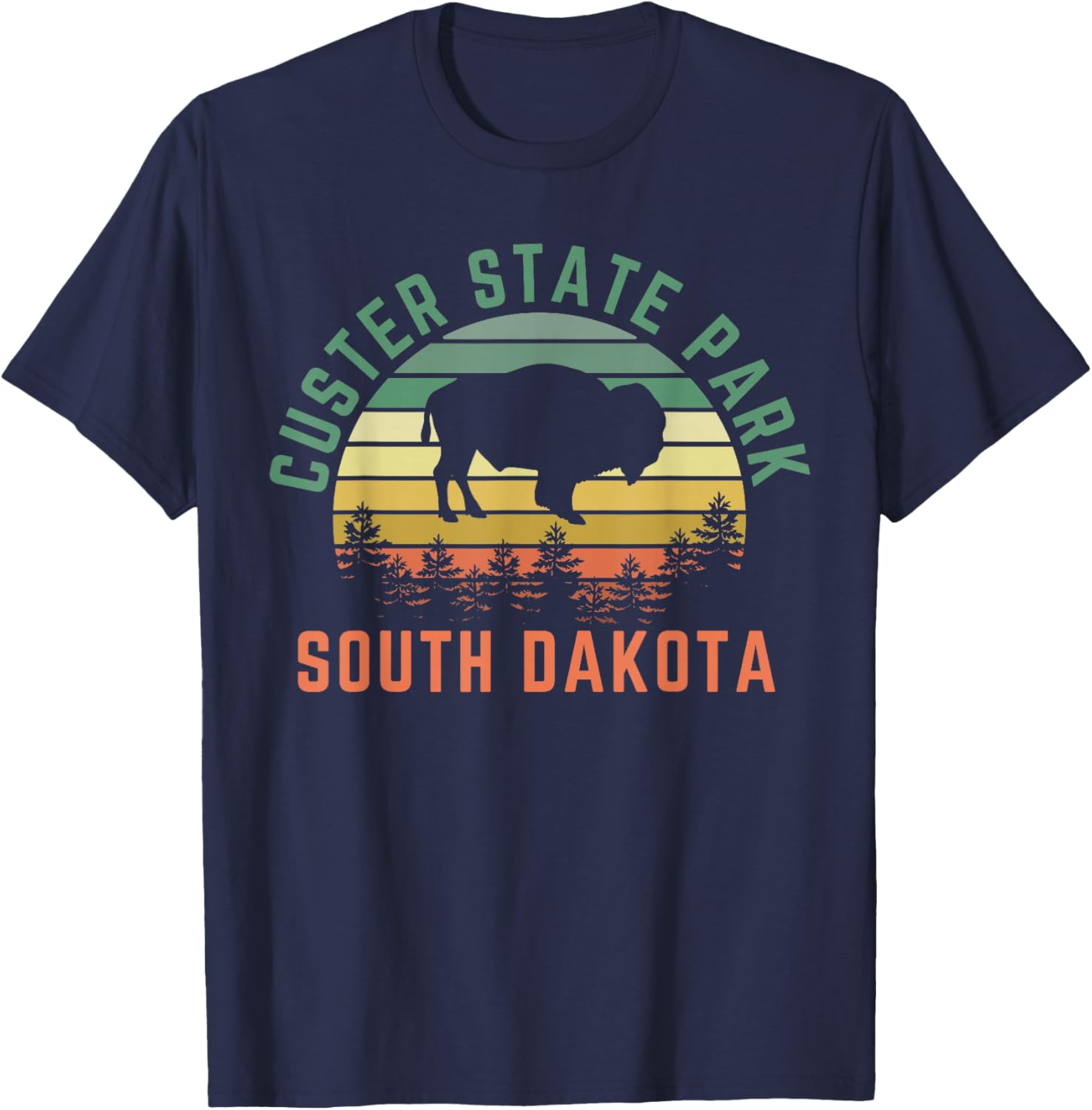 Custer State Park T-Shirt - T-Shirt | Navy